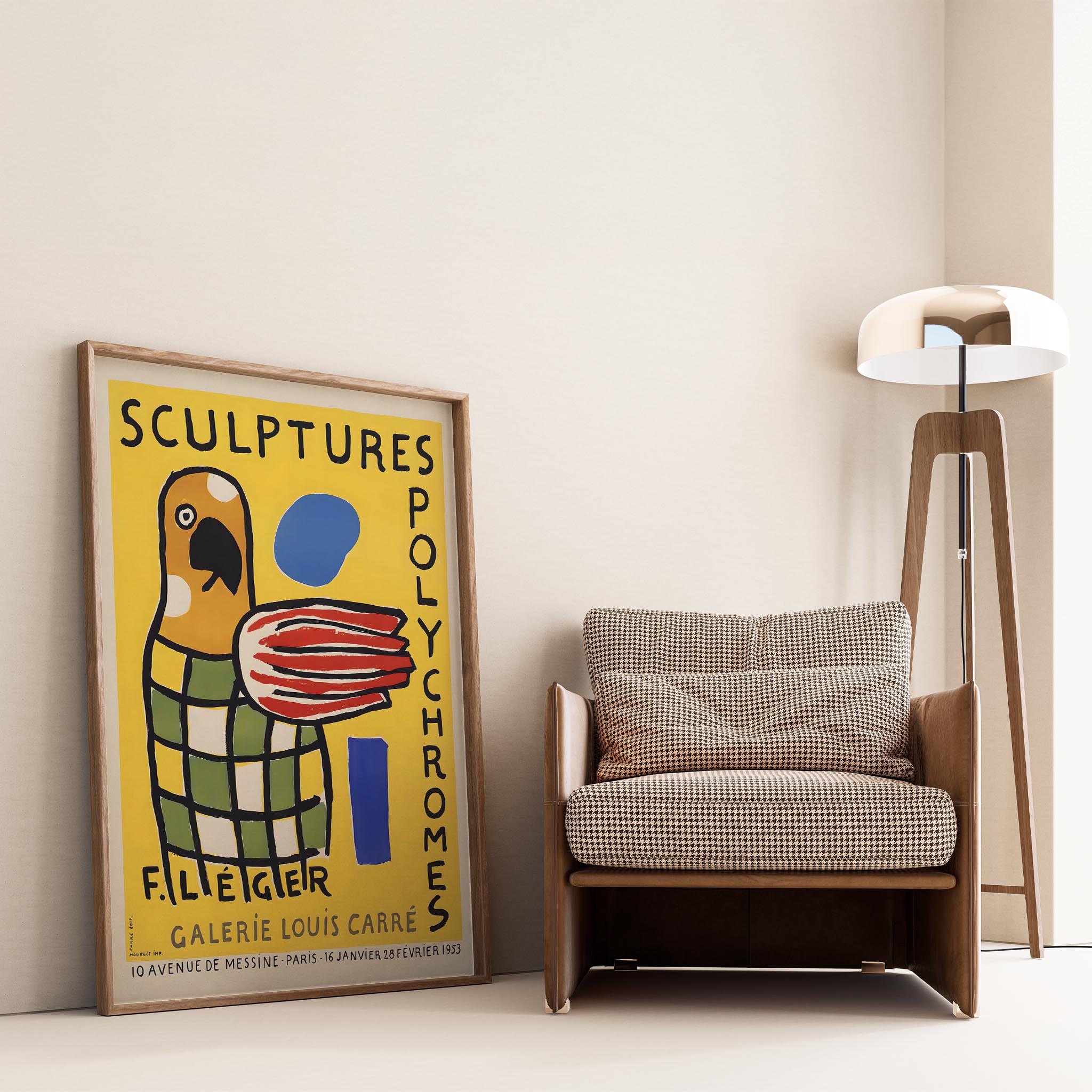 Fernand Leger I Duvar Tablosu