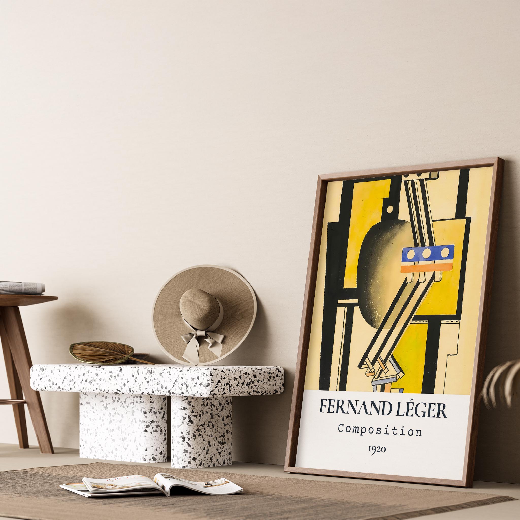 Fernand Leger XVII Duvar Tablosu