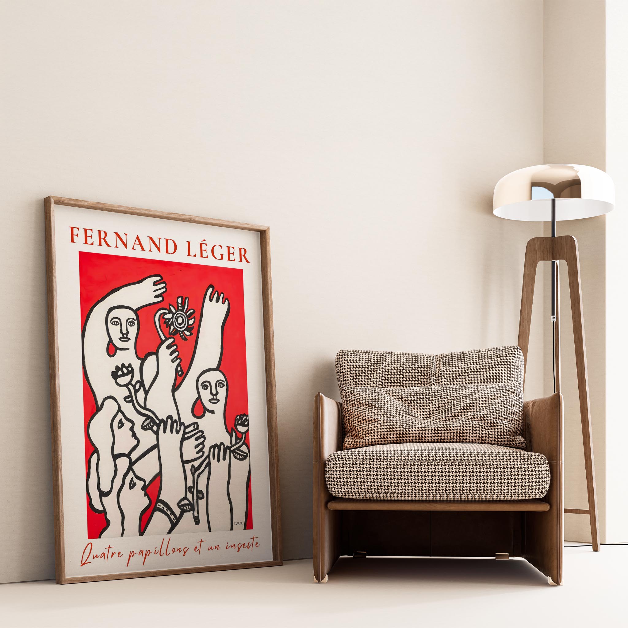 Fernand Leger 38 Duvar Tablosu