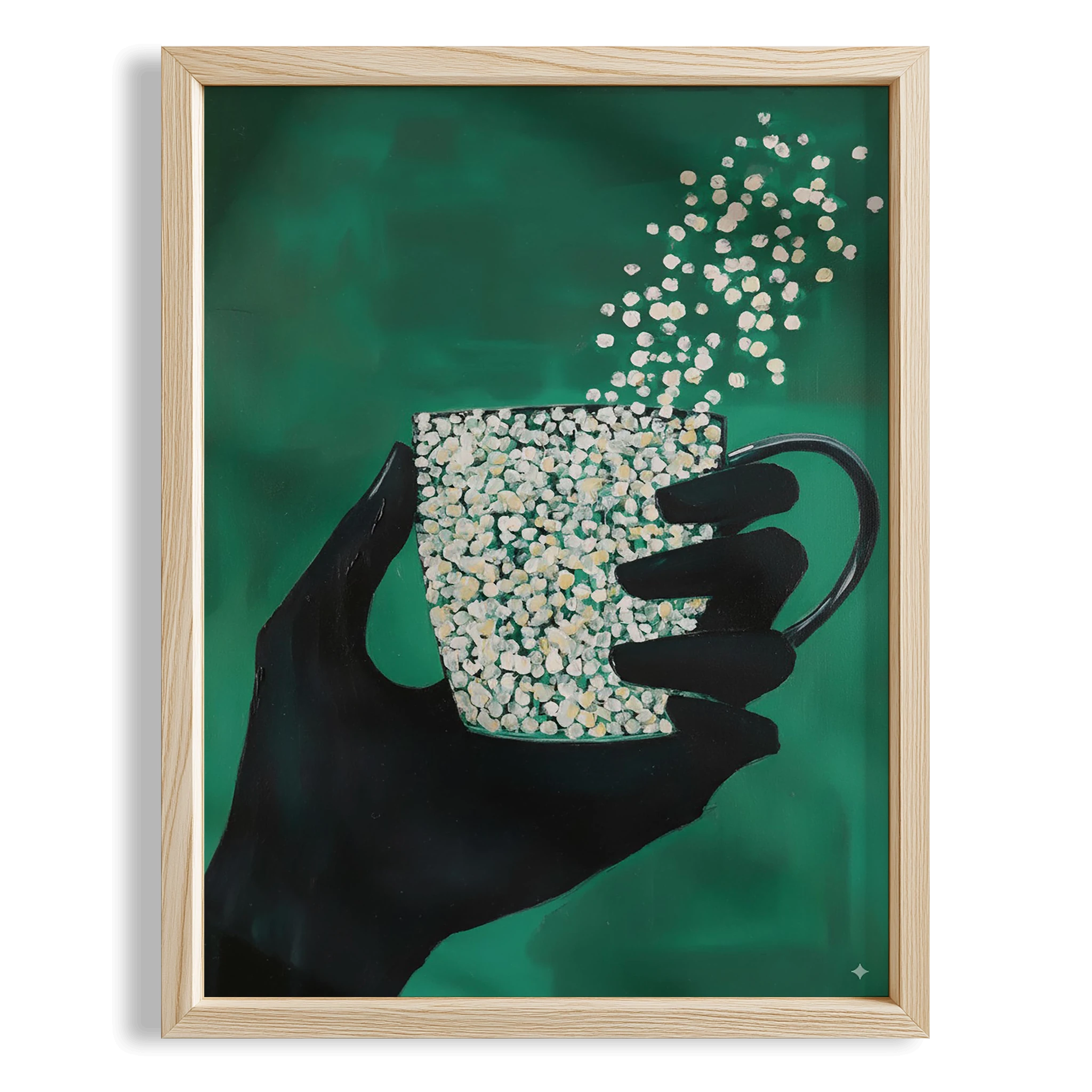 Kahve Fincanı III - Mozaik Zümrüt