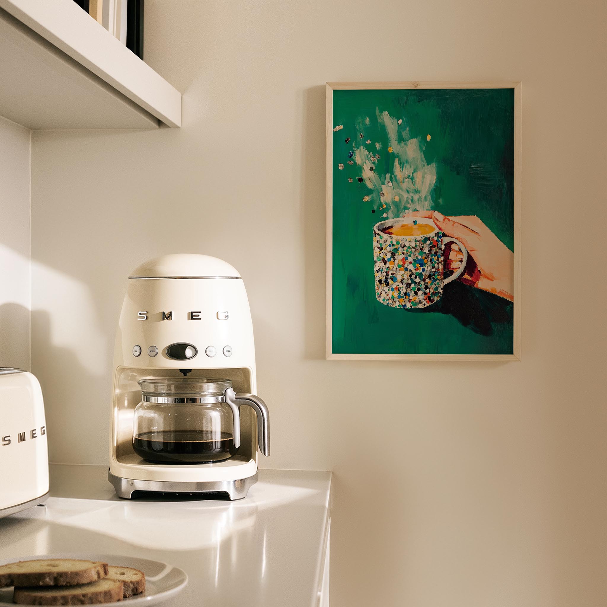 Kahve Fincanı V - Mozaik Zümrüt