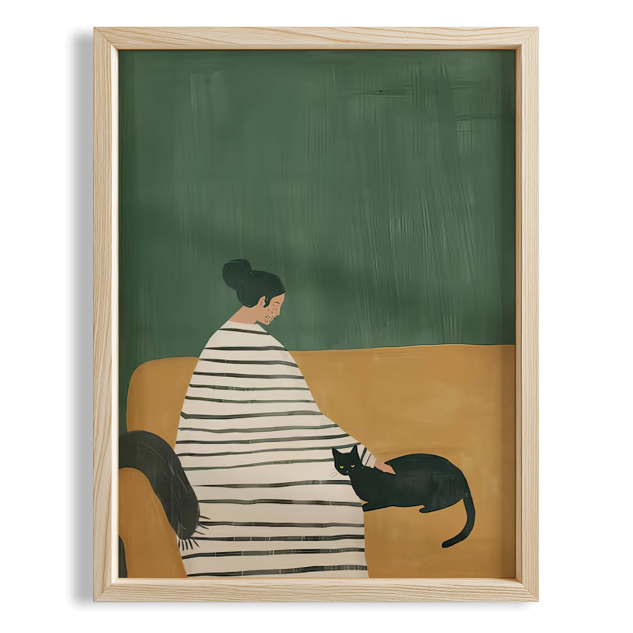 Kadın ve Kedi I - Huzur