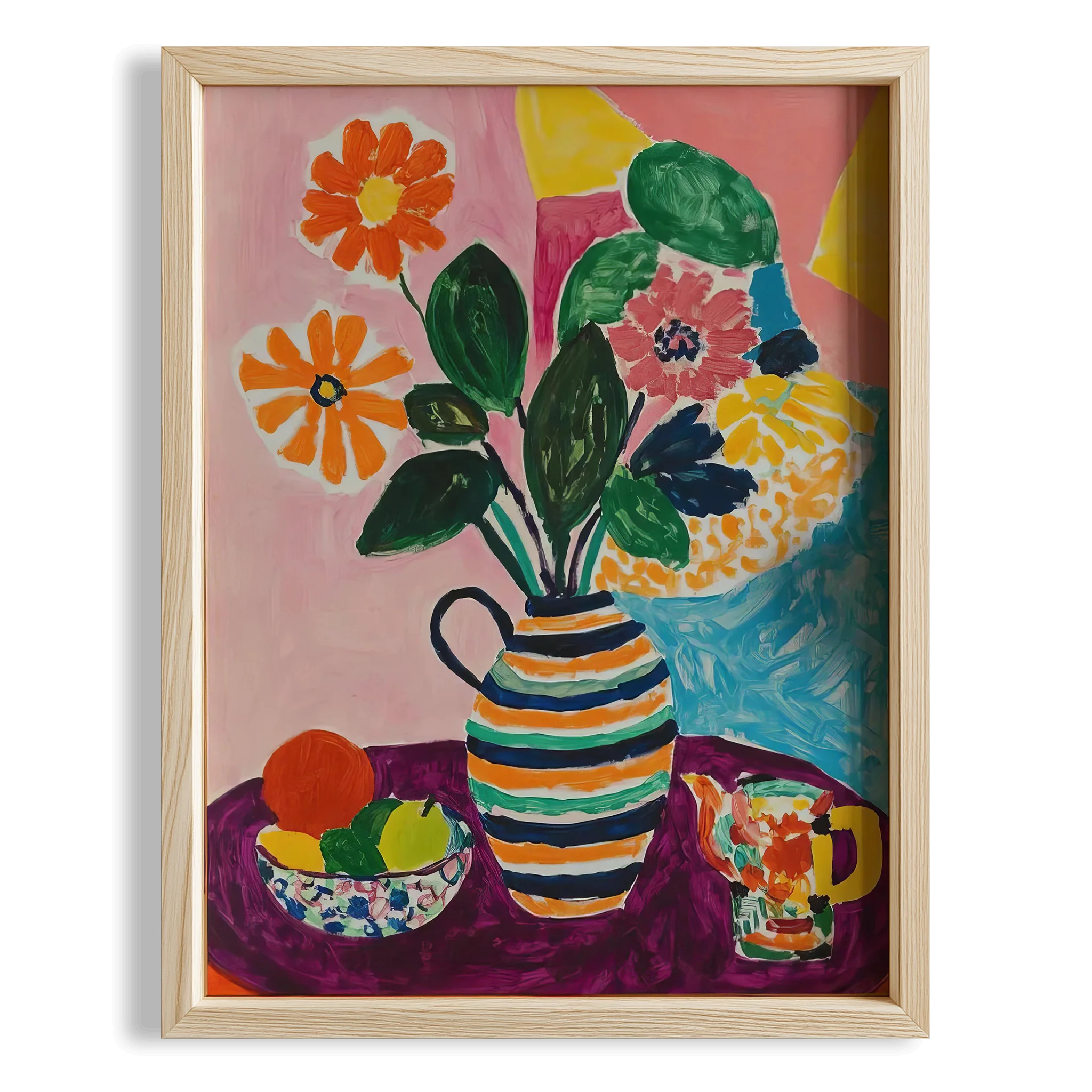 Vazo ve Çiçekler IX - Çiçekli Sofra