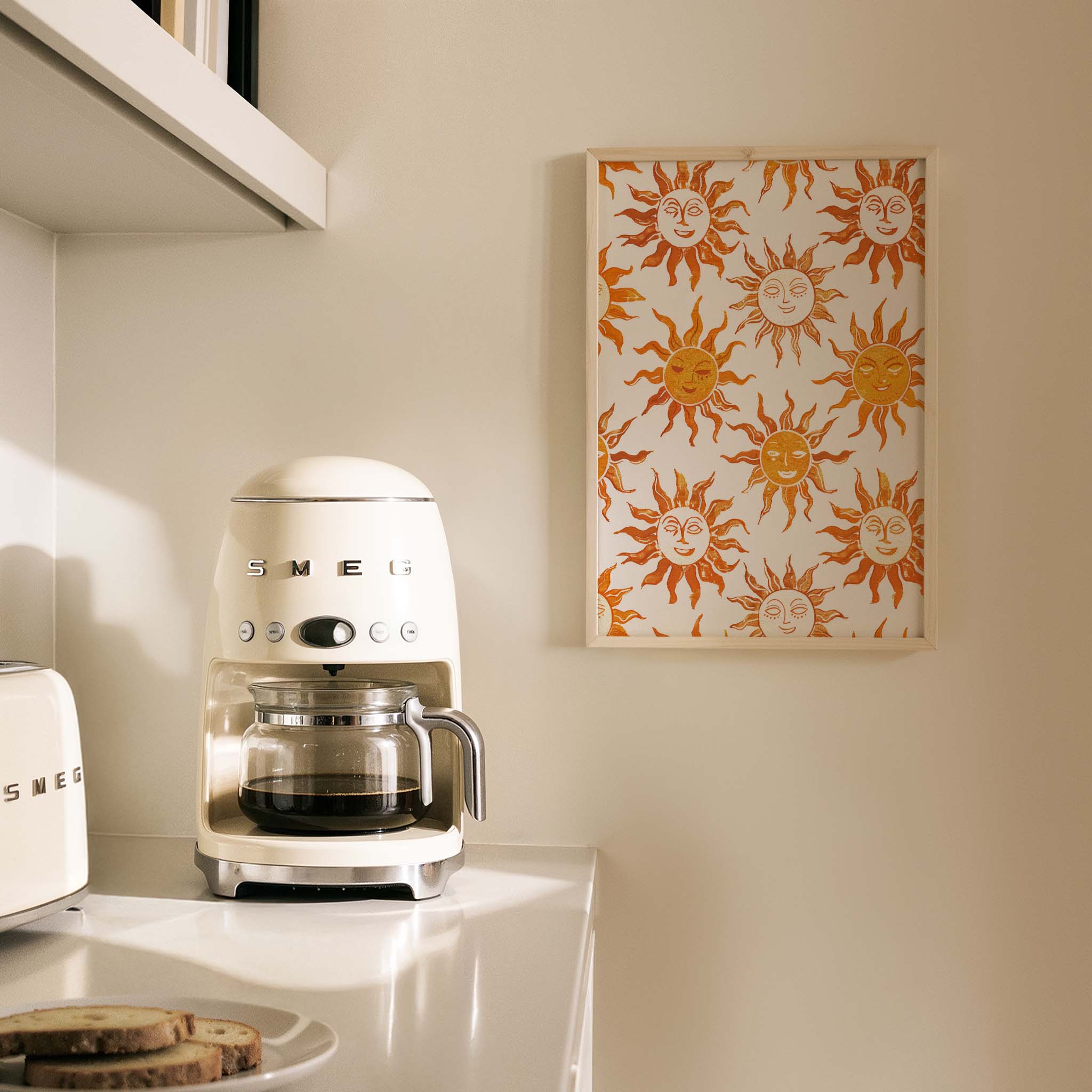 Akdeniz Güneşi Desen I Mutfak Duvar Tablosu