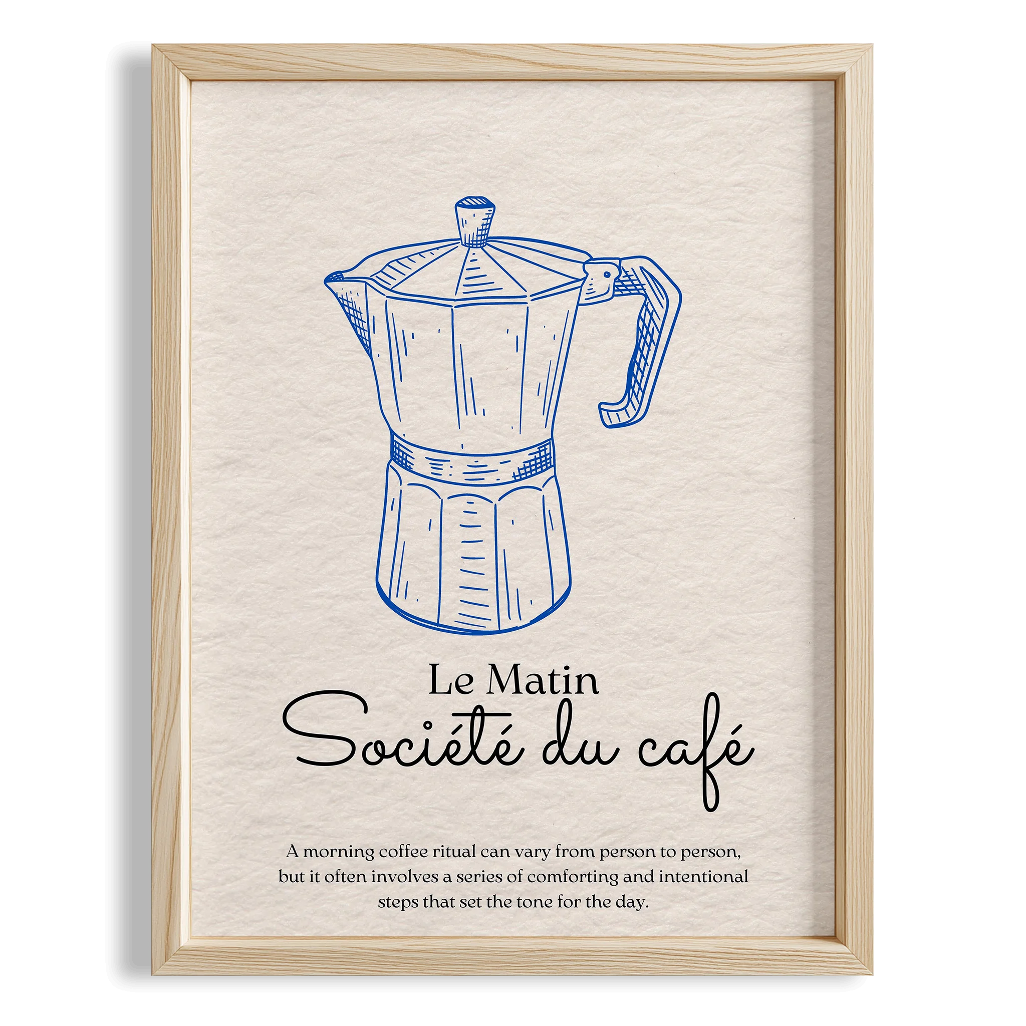 Le Matin Café Fransız Sabah Koleksiyonu Mutfak Duvar Tablosu