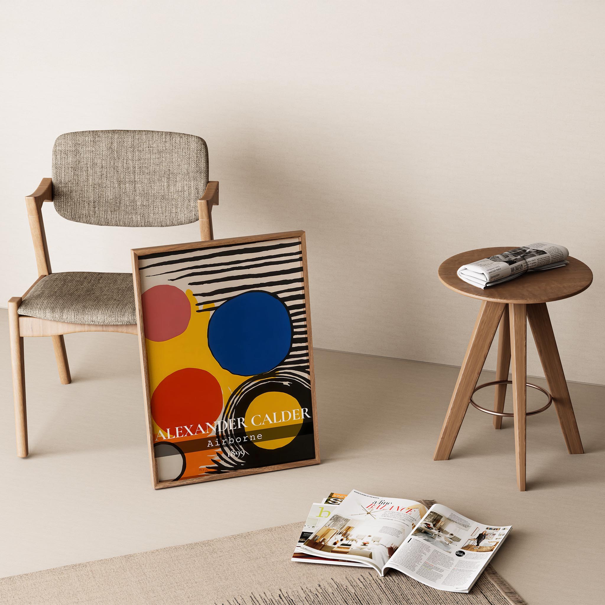 Alexander Sandy Calder VII Duvar Tablosu