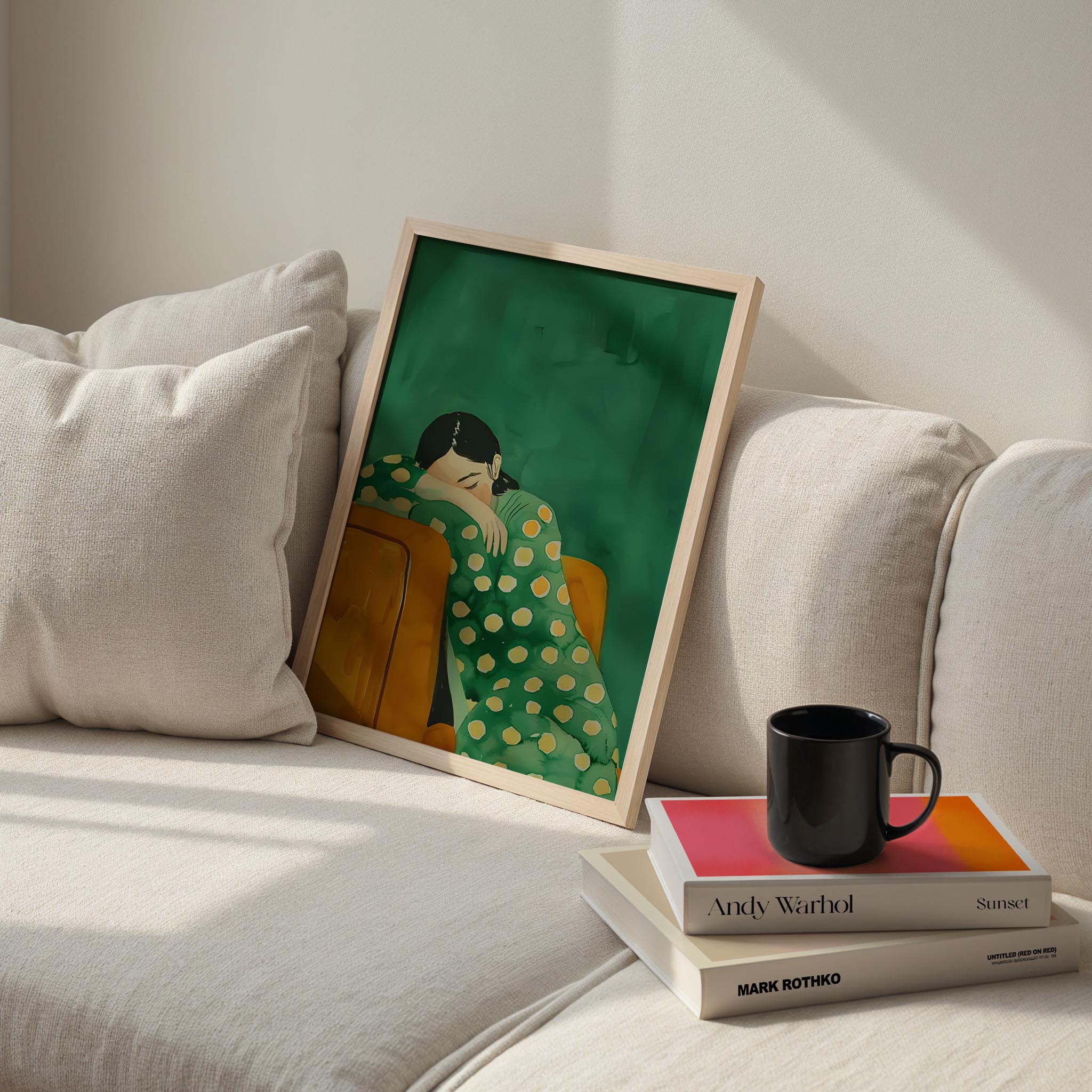 Dinlenme XXXVI - Hardal Koltuk, Yeşil Battaniye