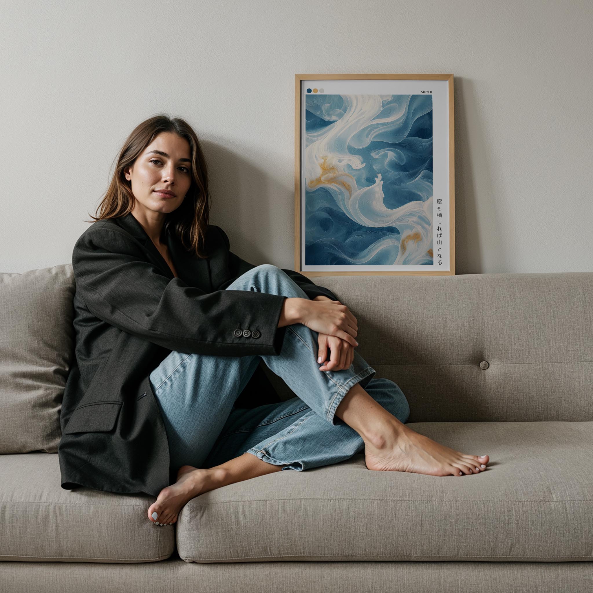 Japandi Mavi VI - Yol