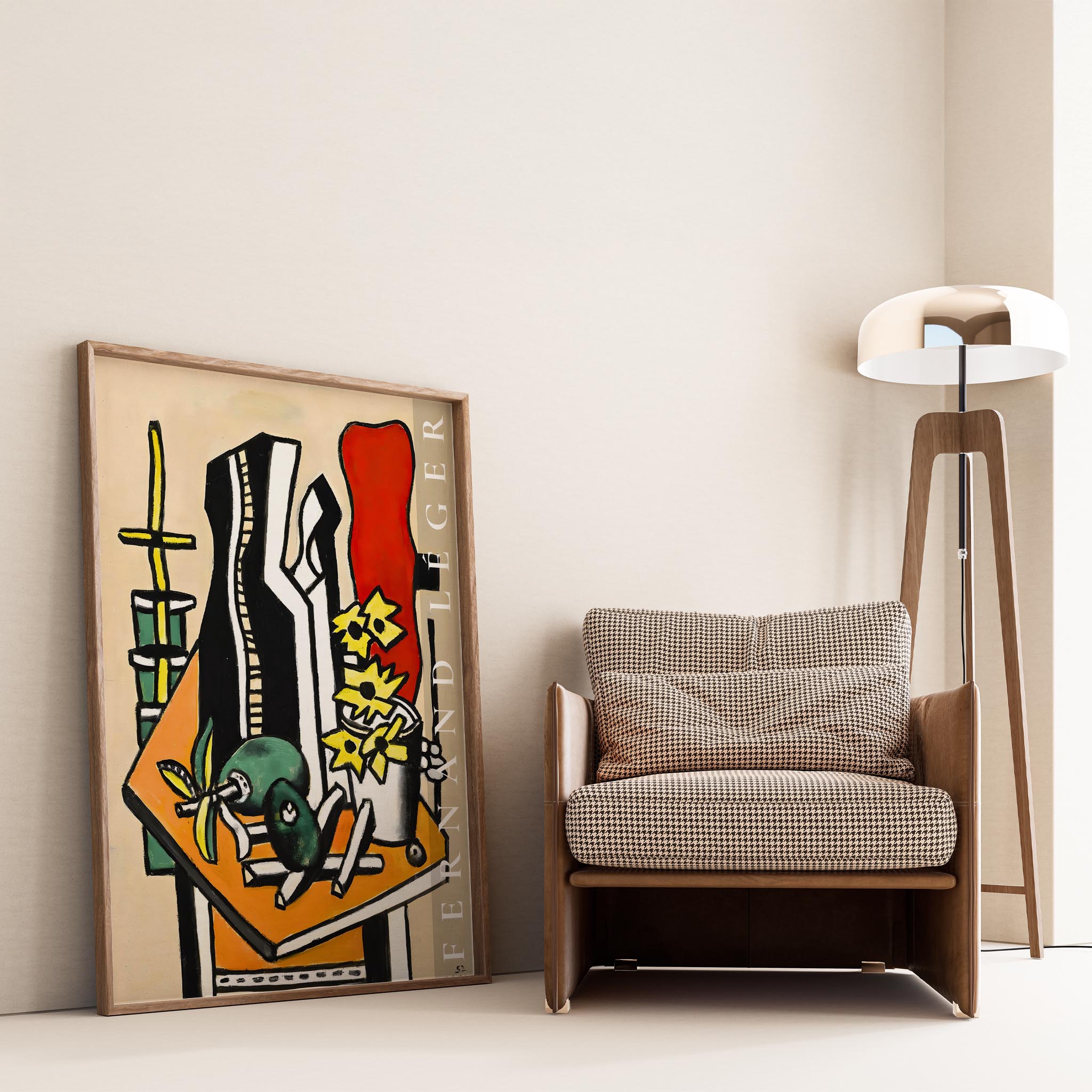 Fernand Leger 37 Duvar Tablosu