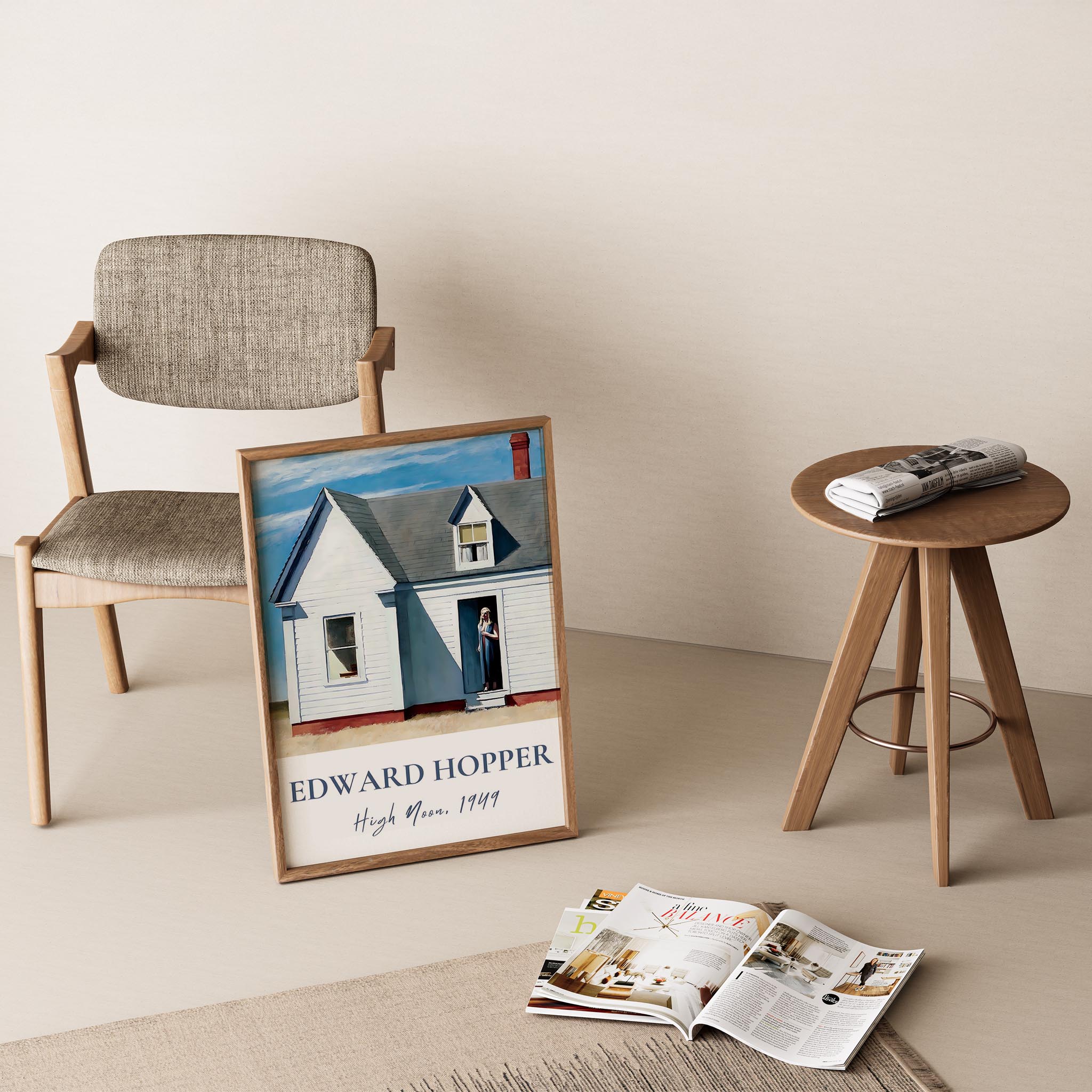 Edward Hopper VII Duvar Tablosu