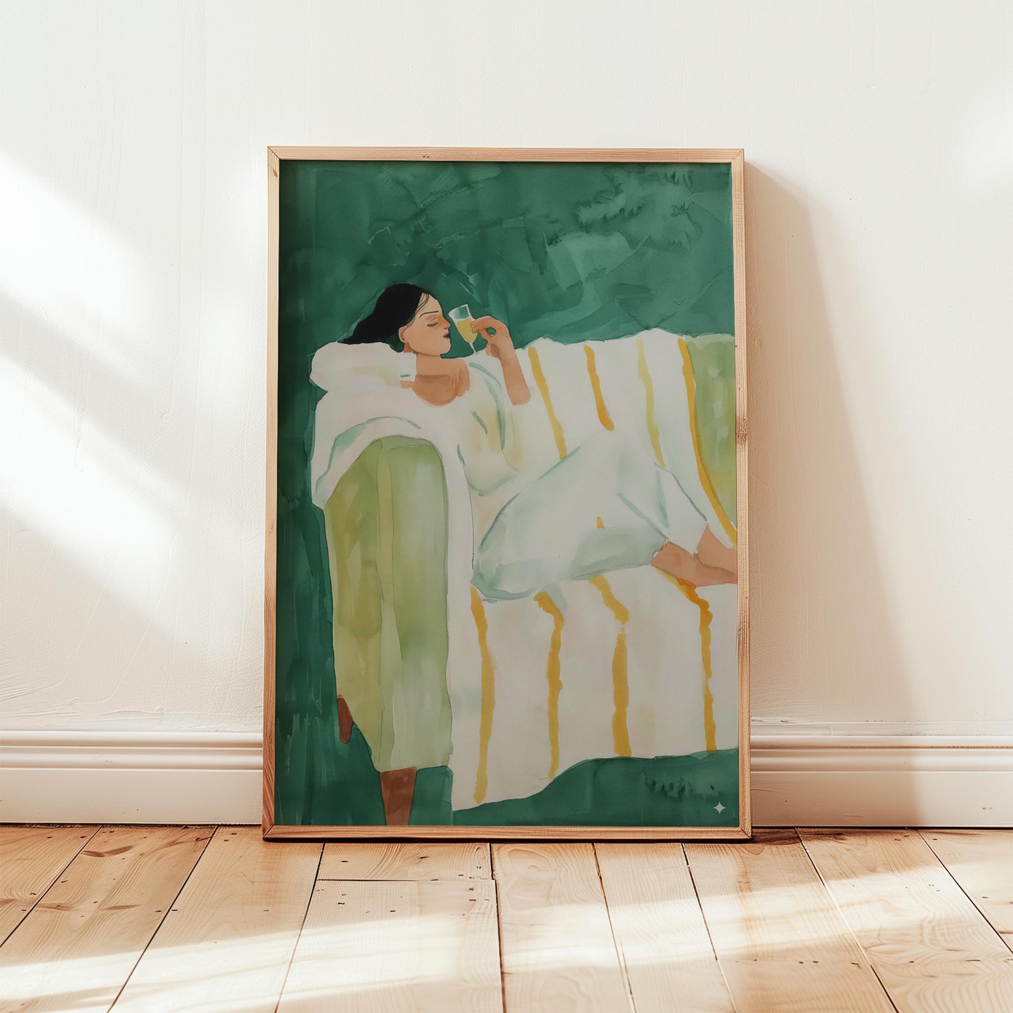 Kadın Portre XIII - Şarap & Dinginlik