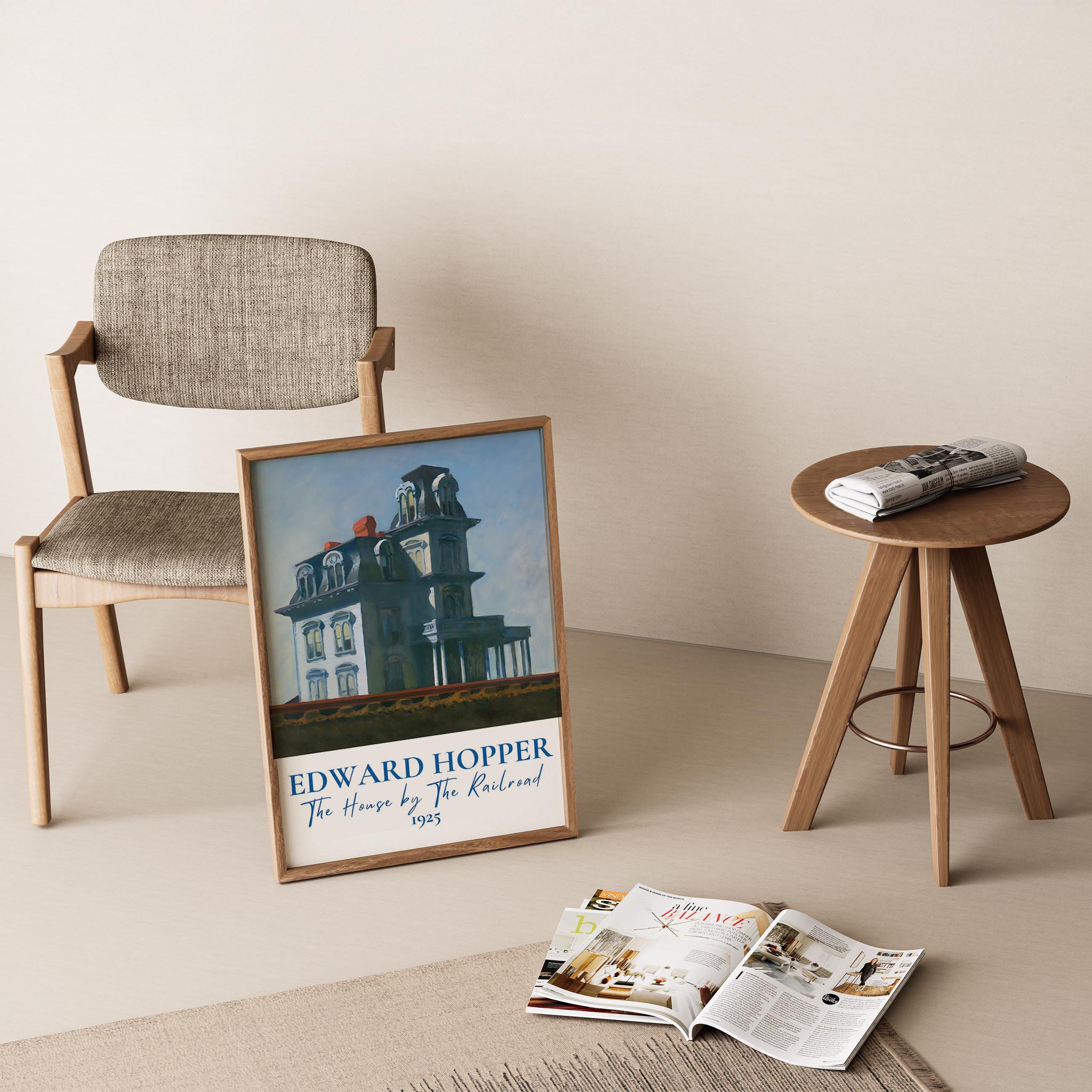 Edward Hopper X Duvar Tablosu