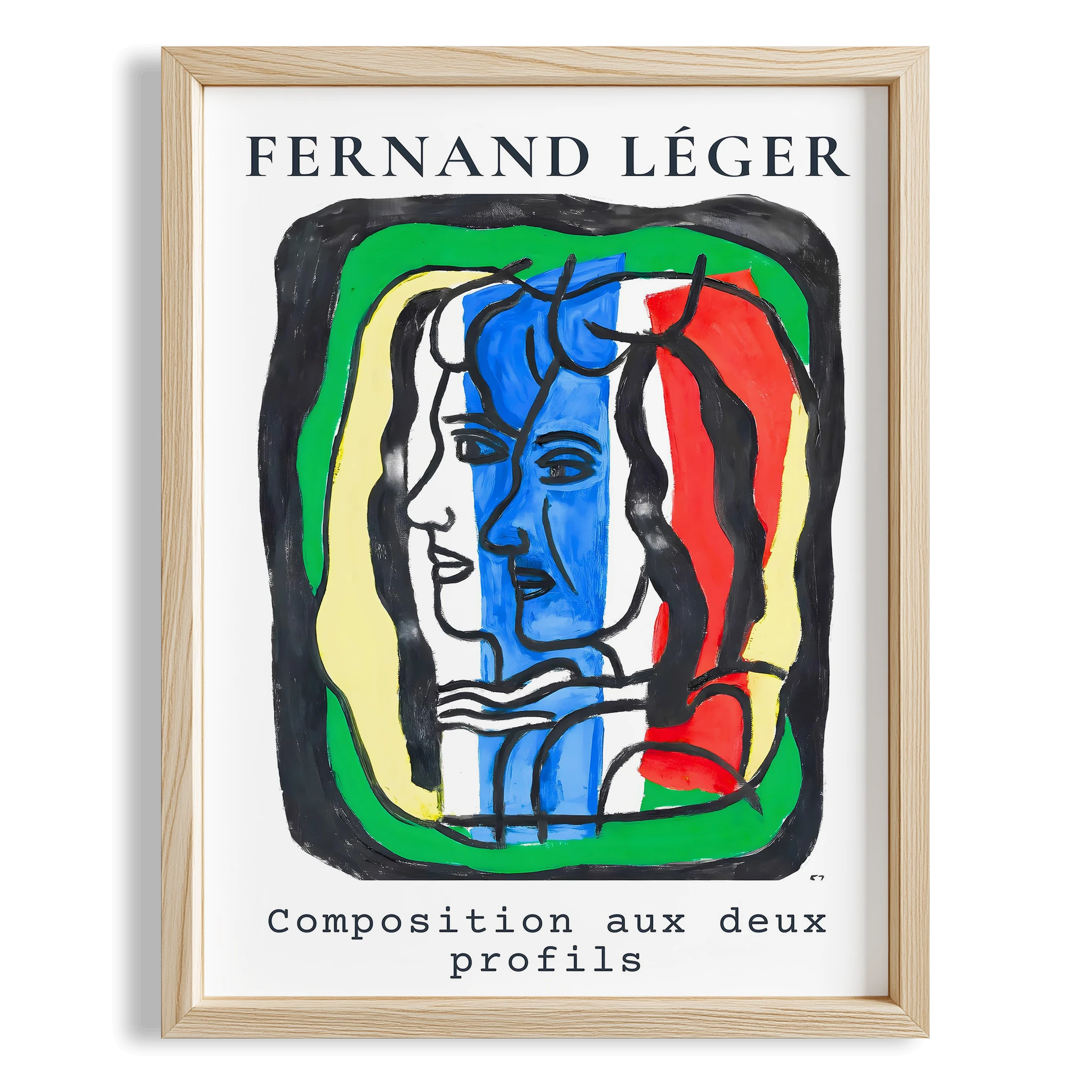 Fernand Leger XXII Duvar Tablosu