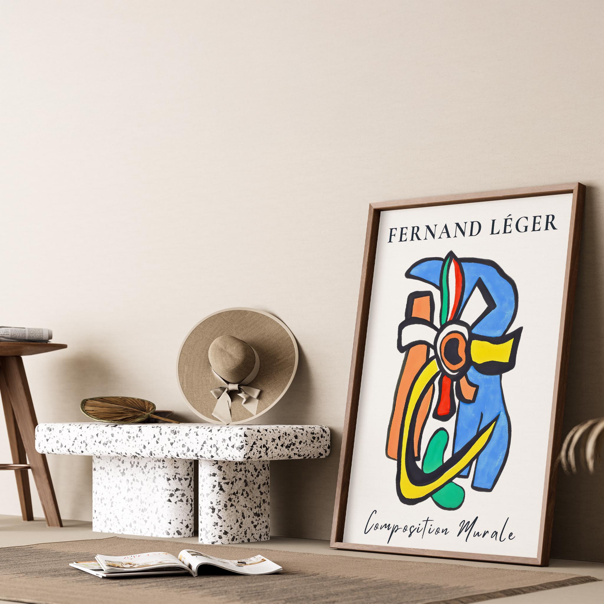 Fernand Leger 42 Duvar Tablosu