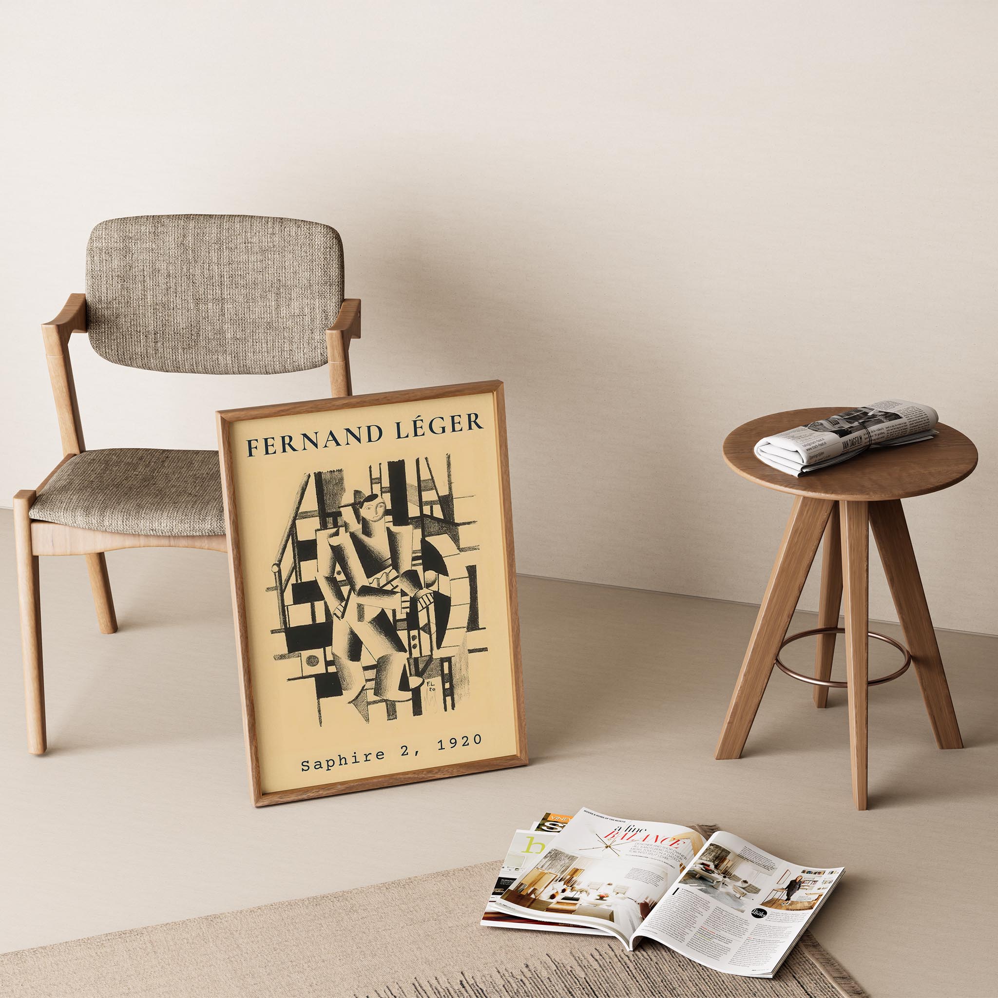 Fernand Leger IV Duvar Tablosu