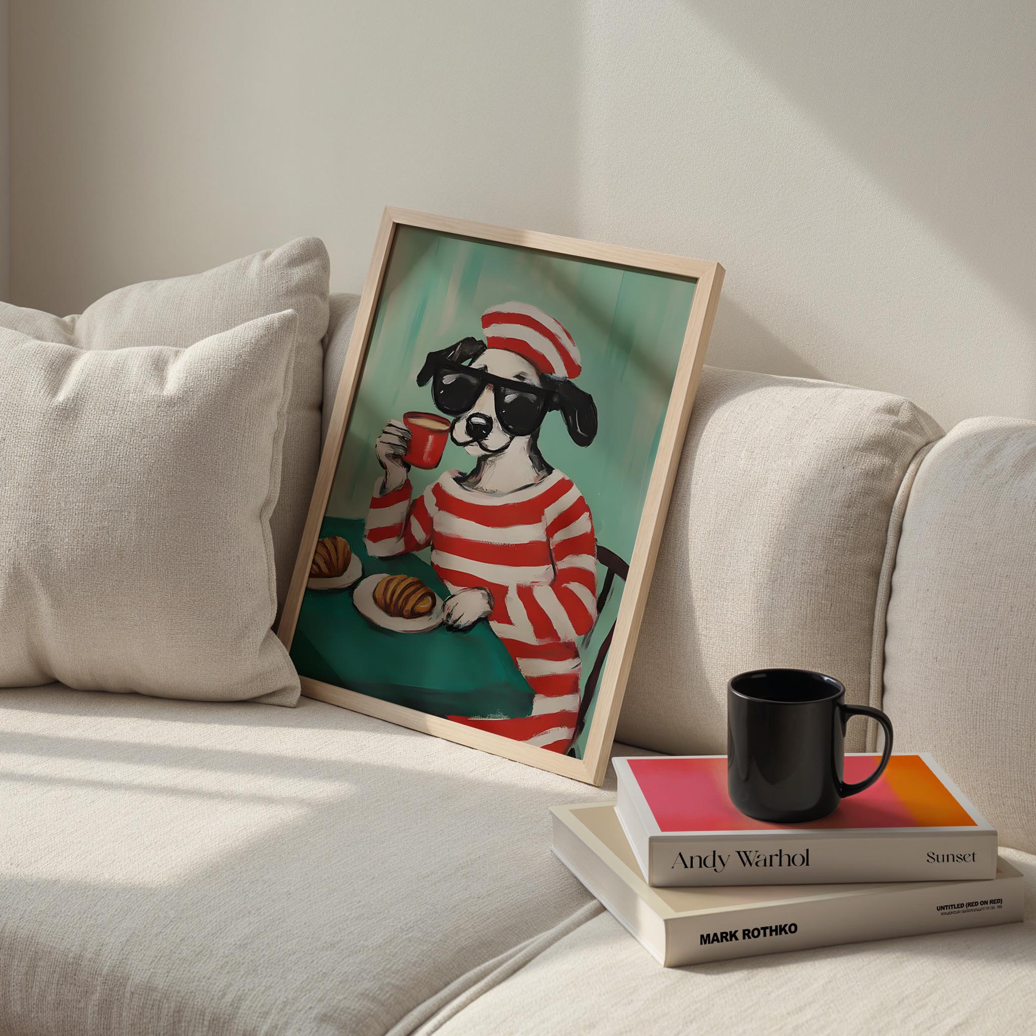 Köpek Portresi I - Çizgili Barista