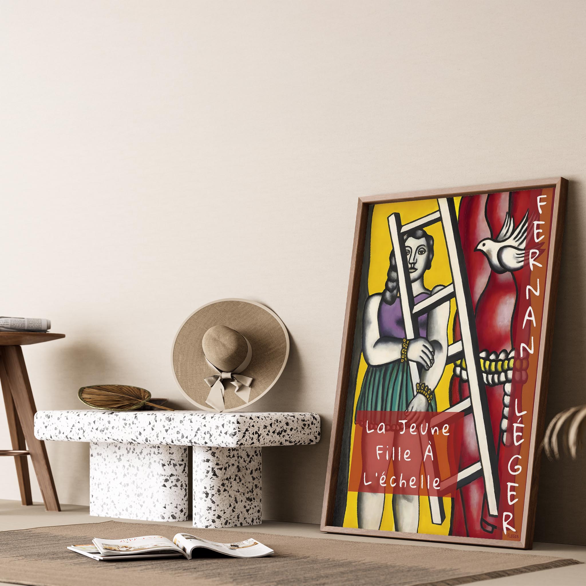 Fernand Leger XVIII Duvar Tablosu