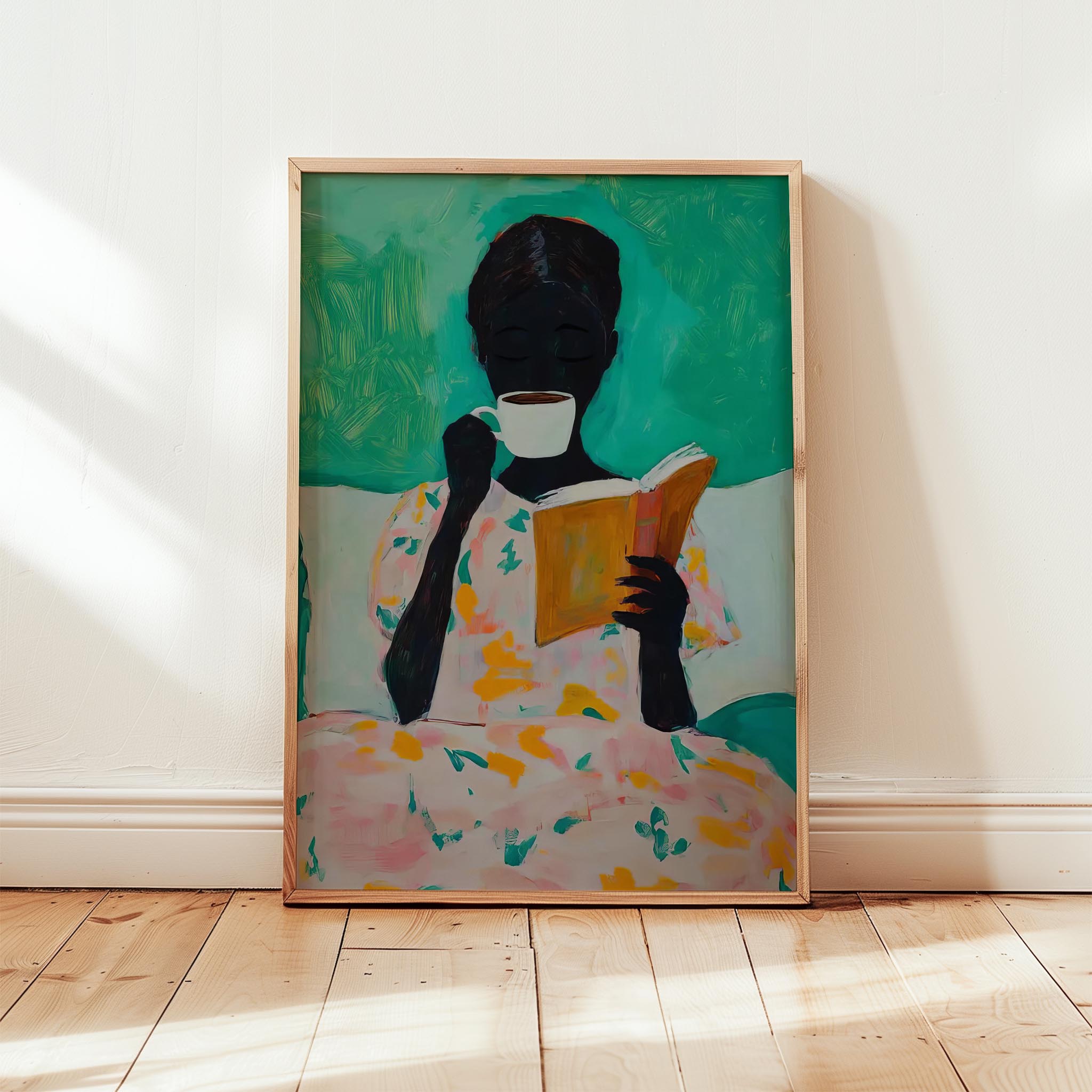 Uçan Şemsiyeli Ayıcık - Pembe Fon