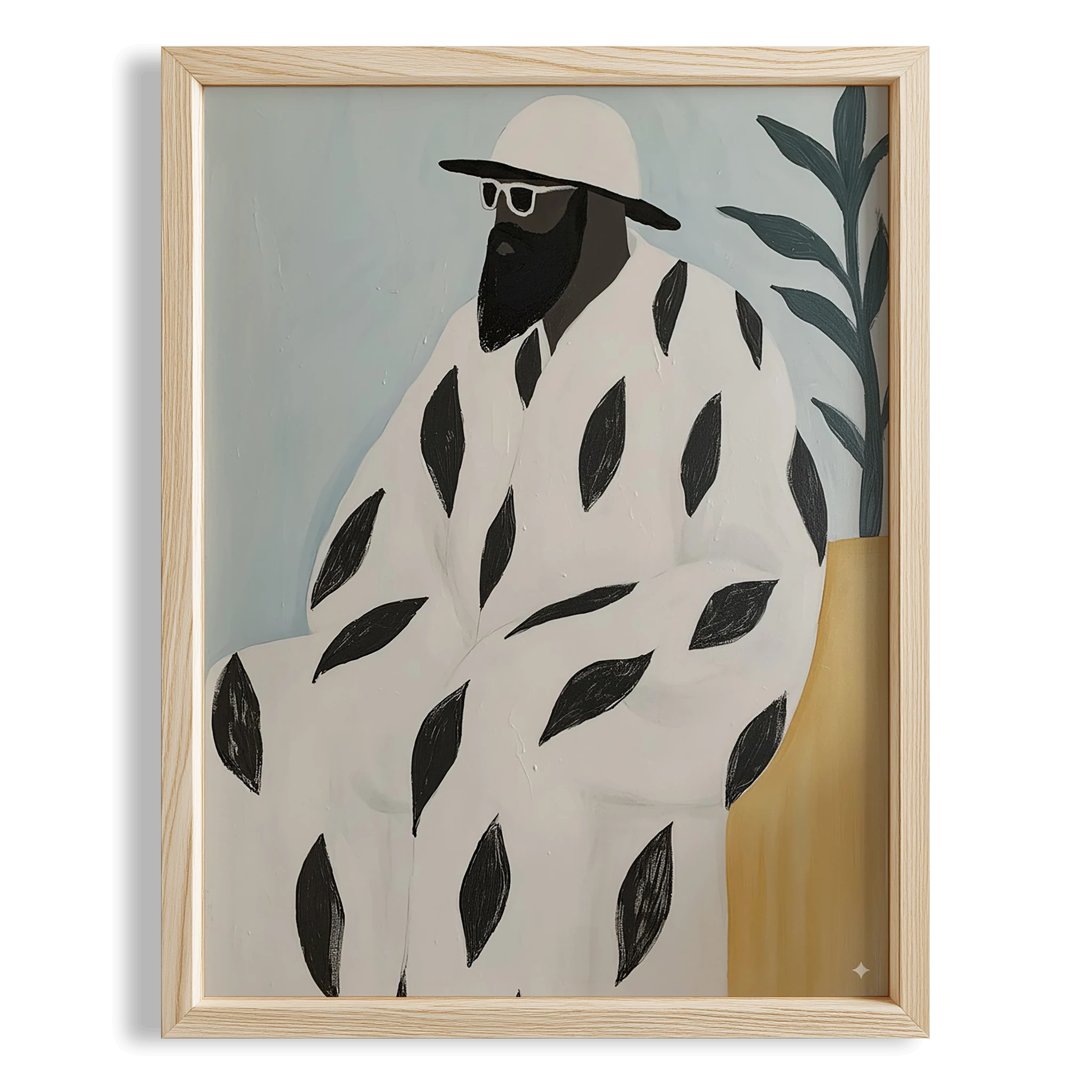 Erkek Portre VI - Afro Bohem