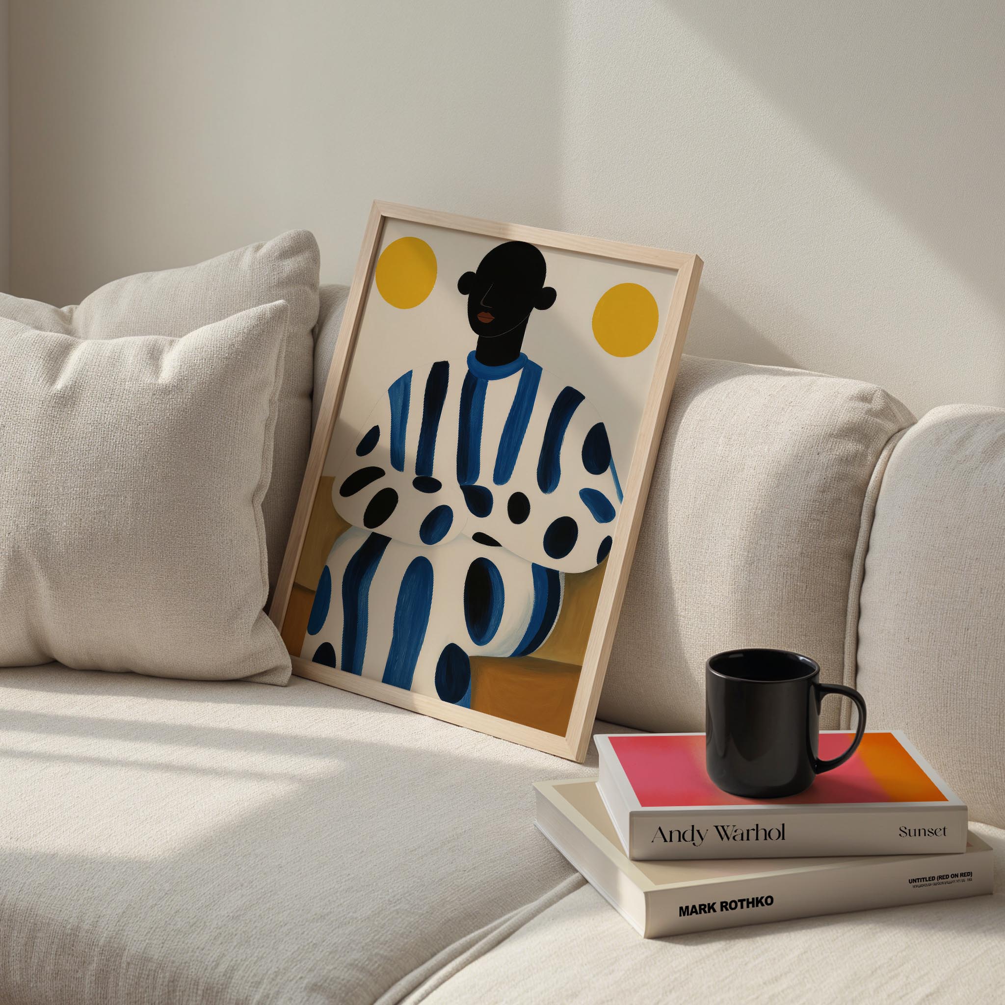 Kadın Portre VIII - Afro Bohem