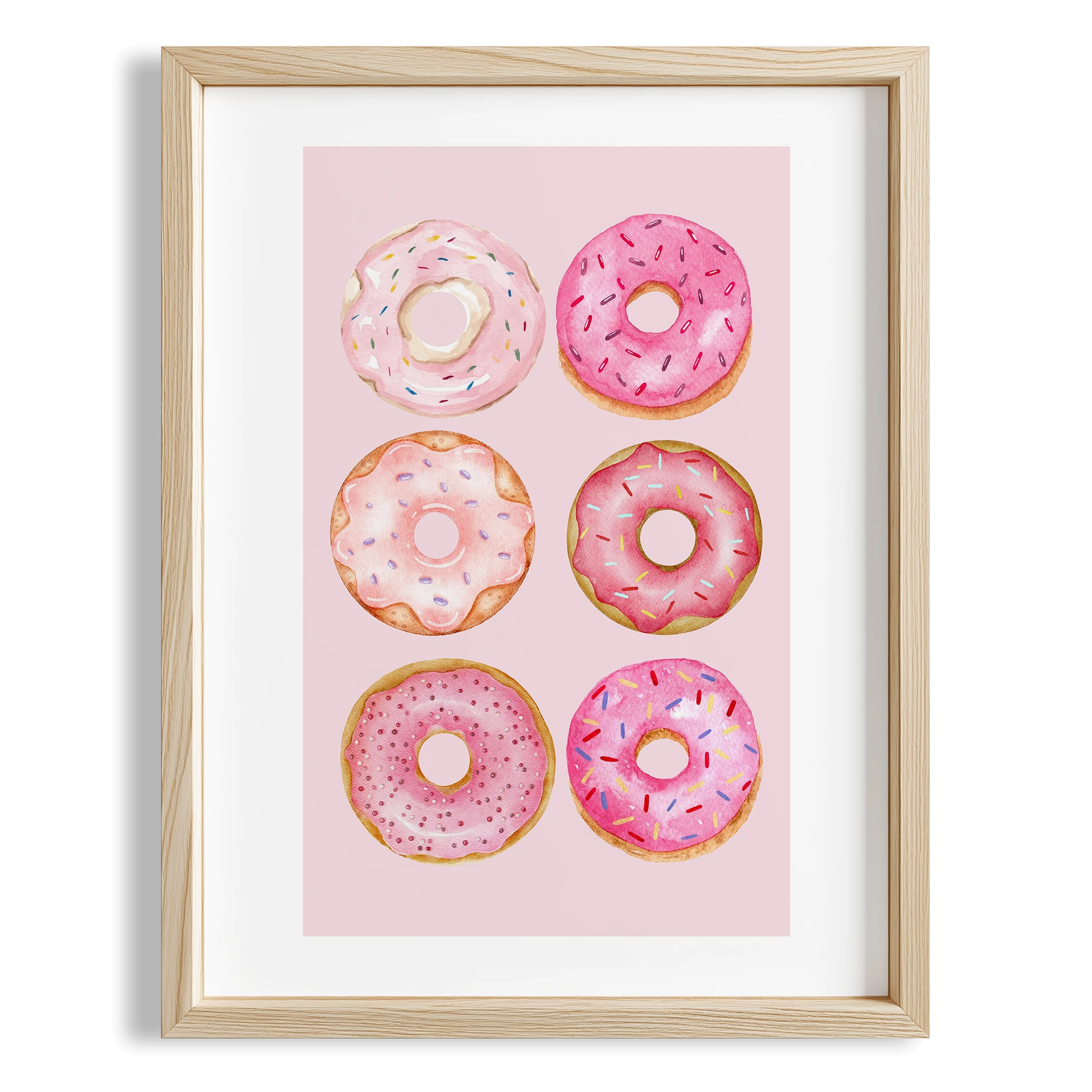 Donut Tatlılar Mutfak Duvar Tablosu