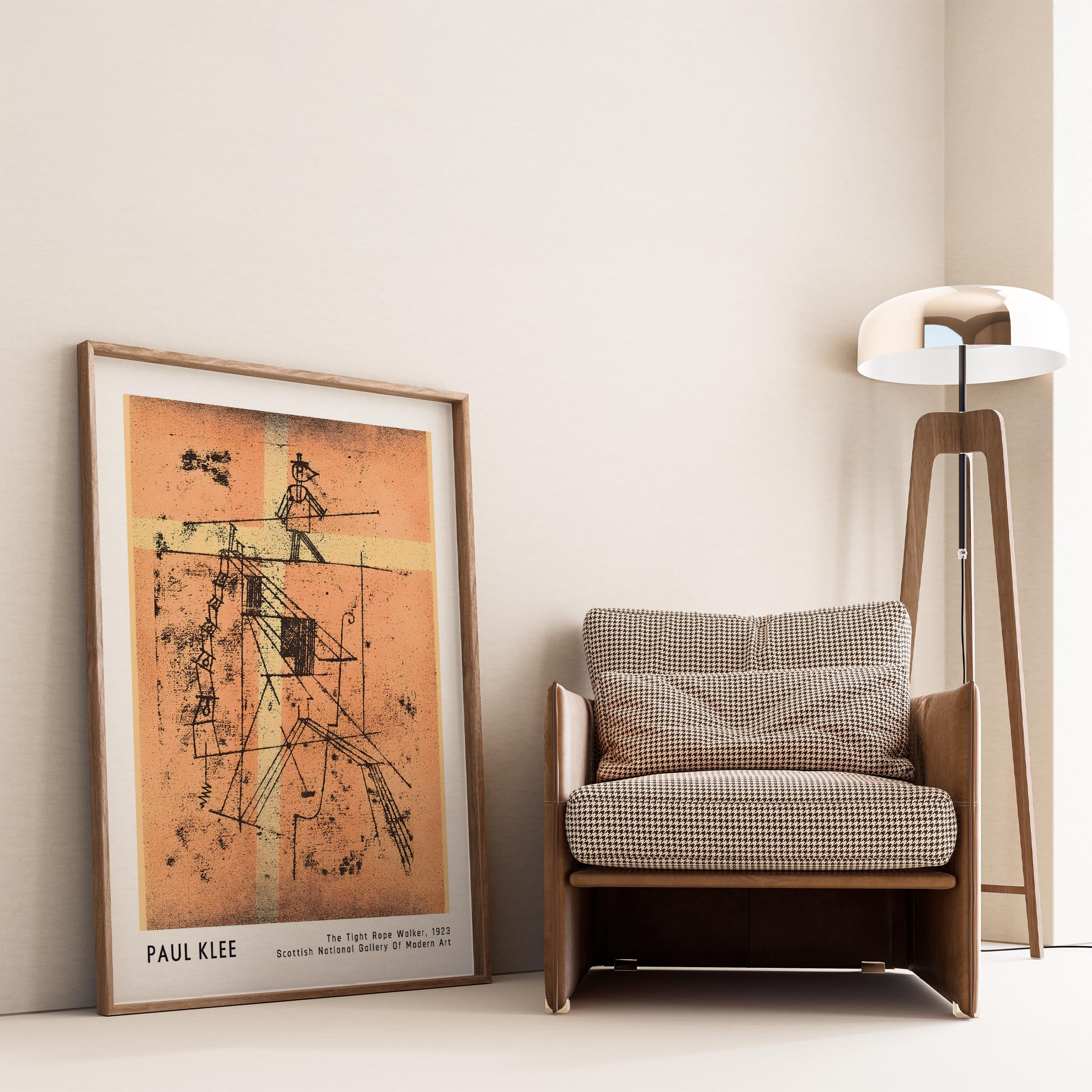 Paul Klee İp Cambazı 1923 Suluboya I Duvar Tablosu