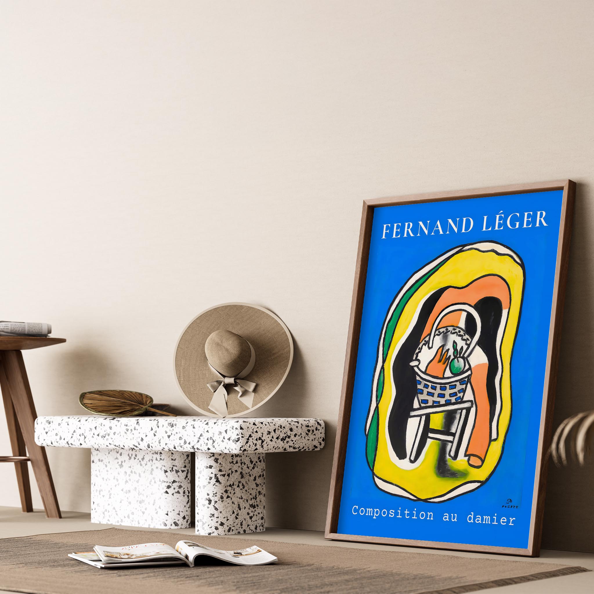 Fernand Leger XVI Duvar Tablosu