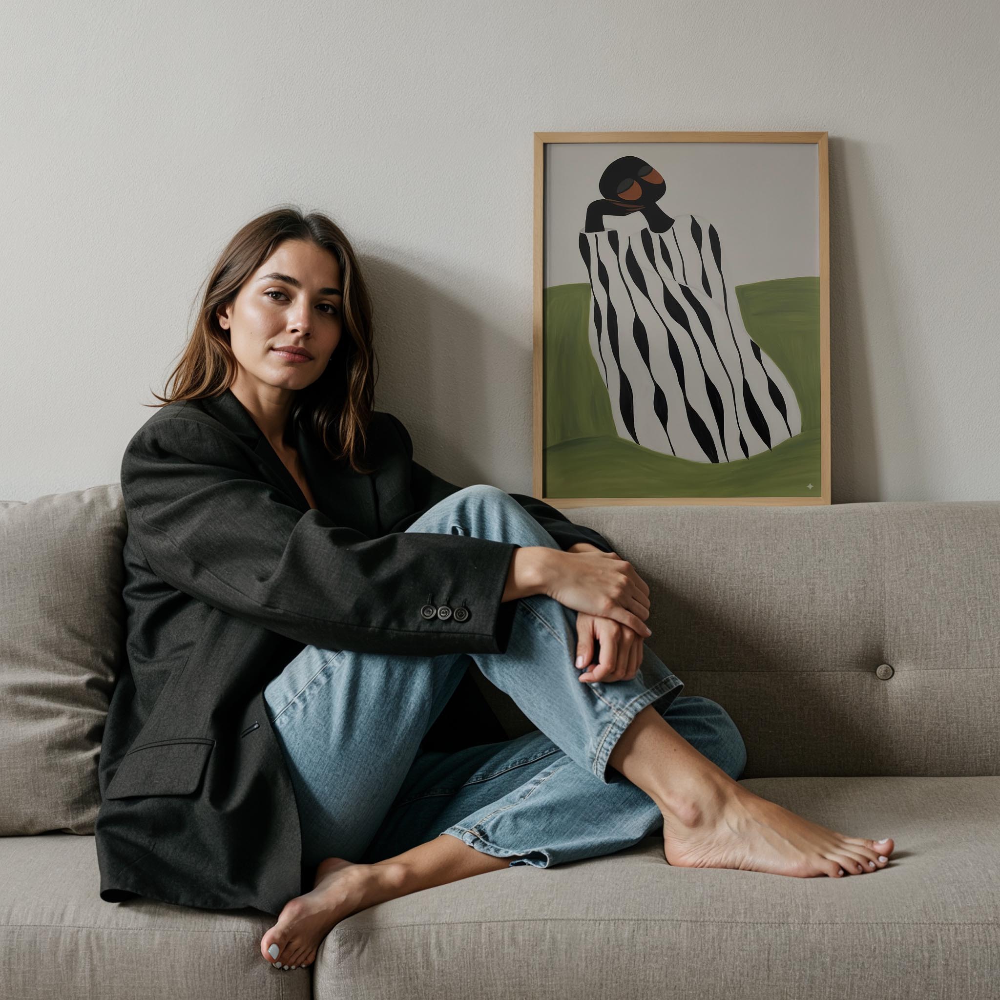 İnsan Portresi VI - Çizgili Bohem