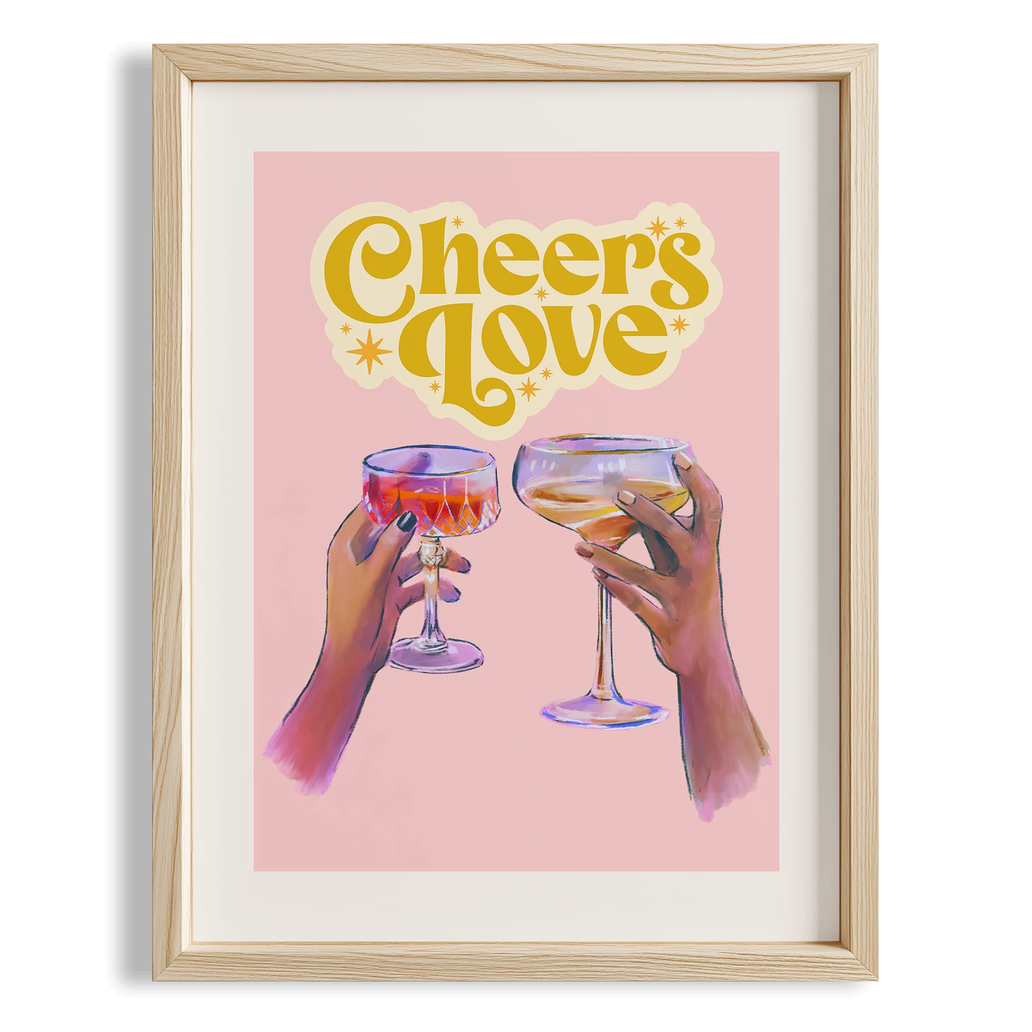 Şerefe Kadehler Mutfak Duvar Tablosu