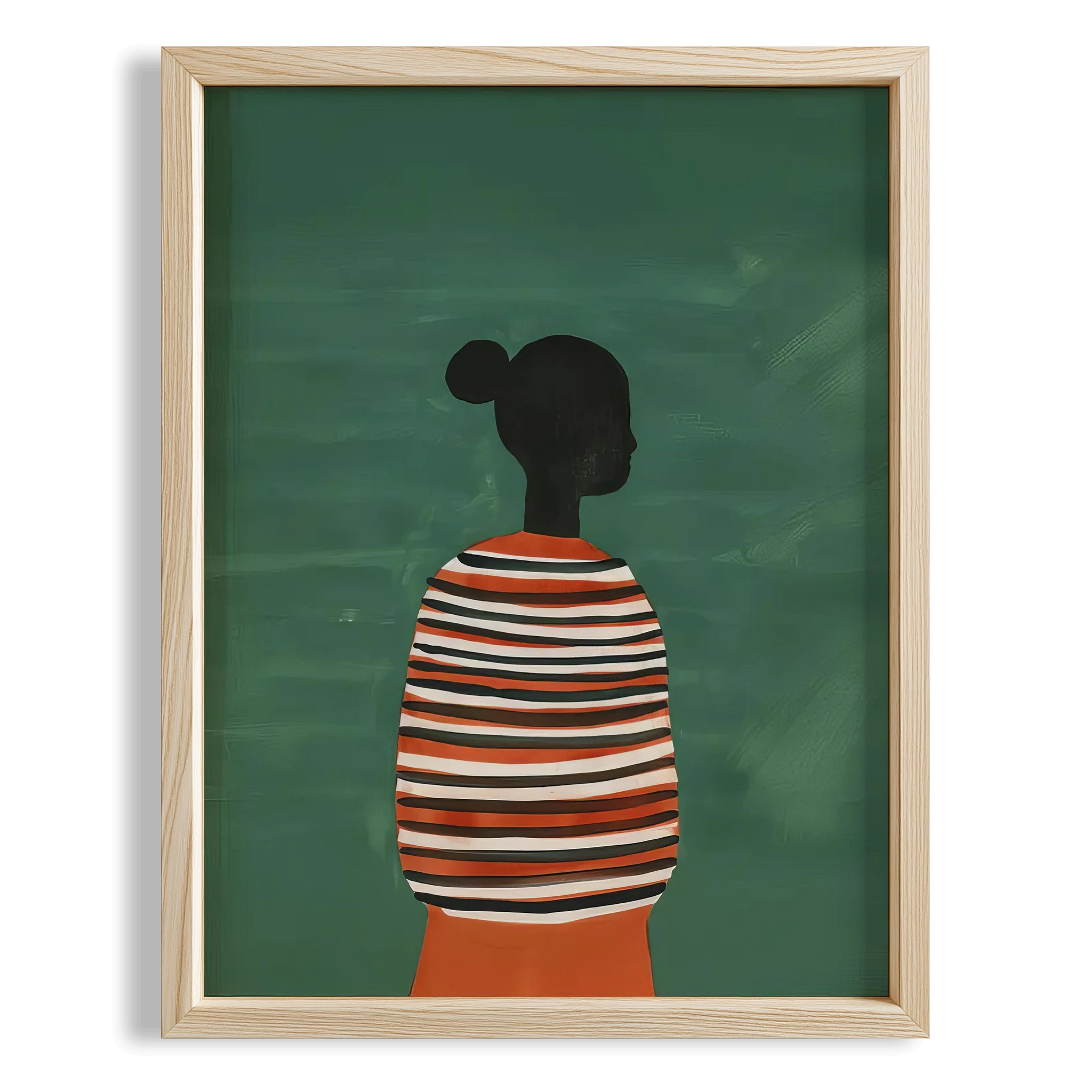 Soyut İnsan Portresi V - Çizgili