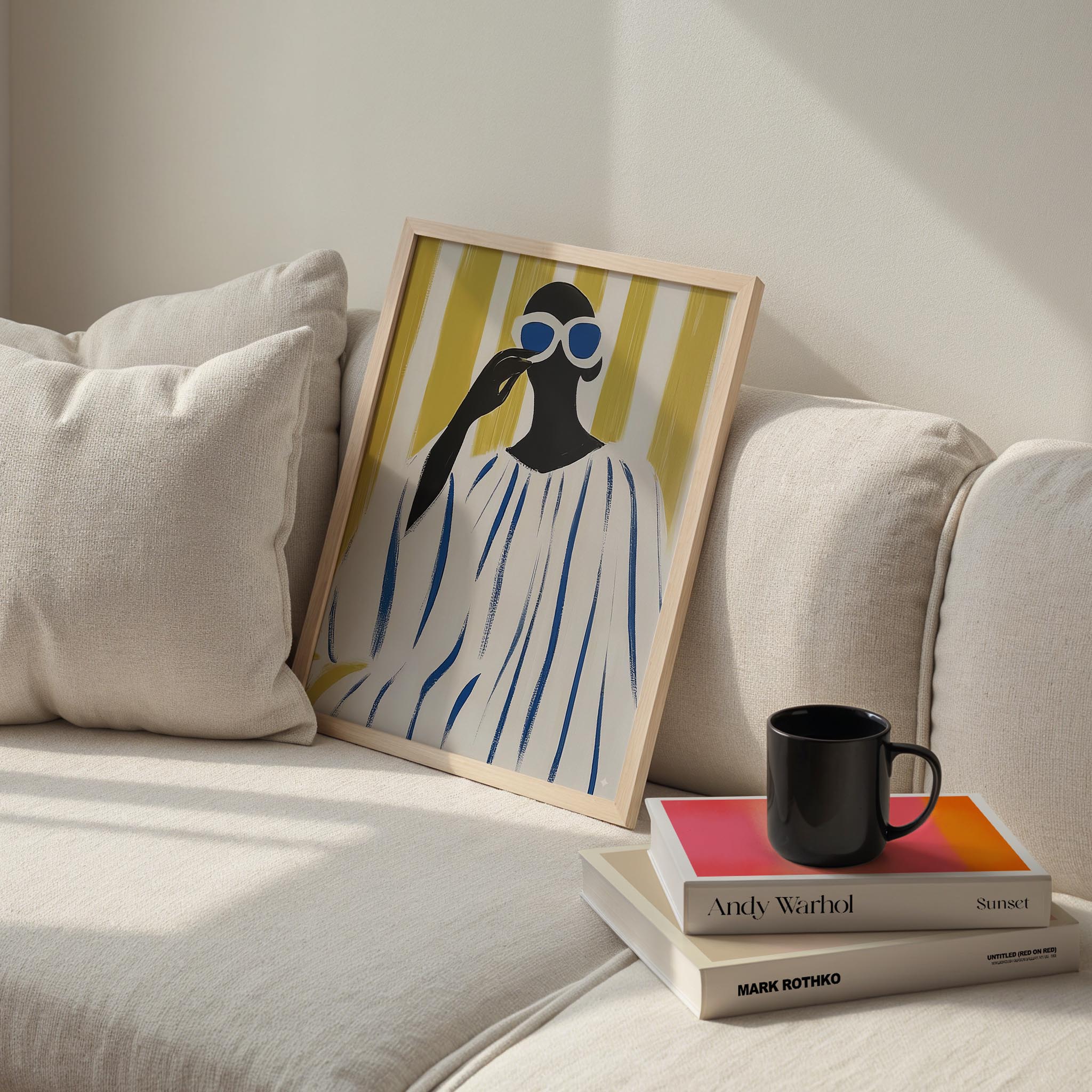 Kadın Portre XXVII - Çizgili Bohem