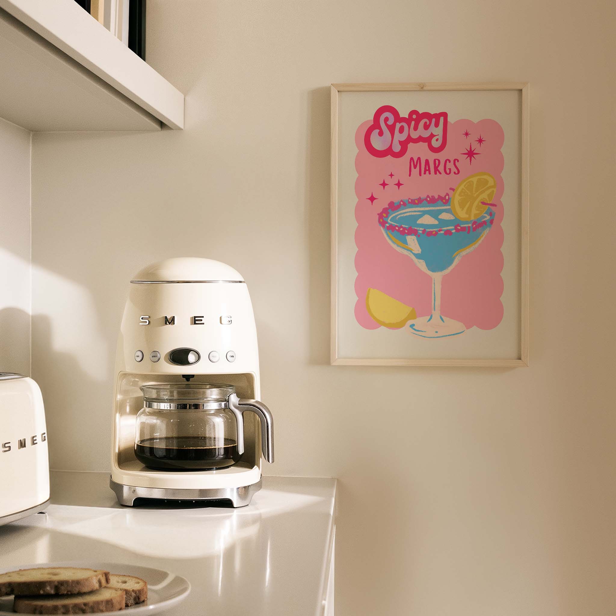 Spicy Margarita Kokteyller Mutfak Duvar Tablosu