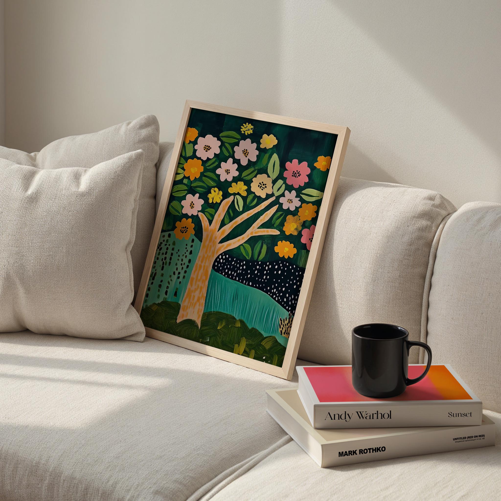 Doğa Ağacı - Çiçekli Dallar