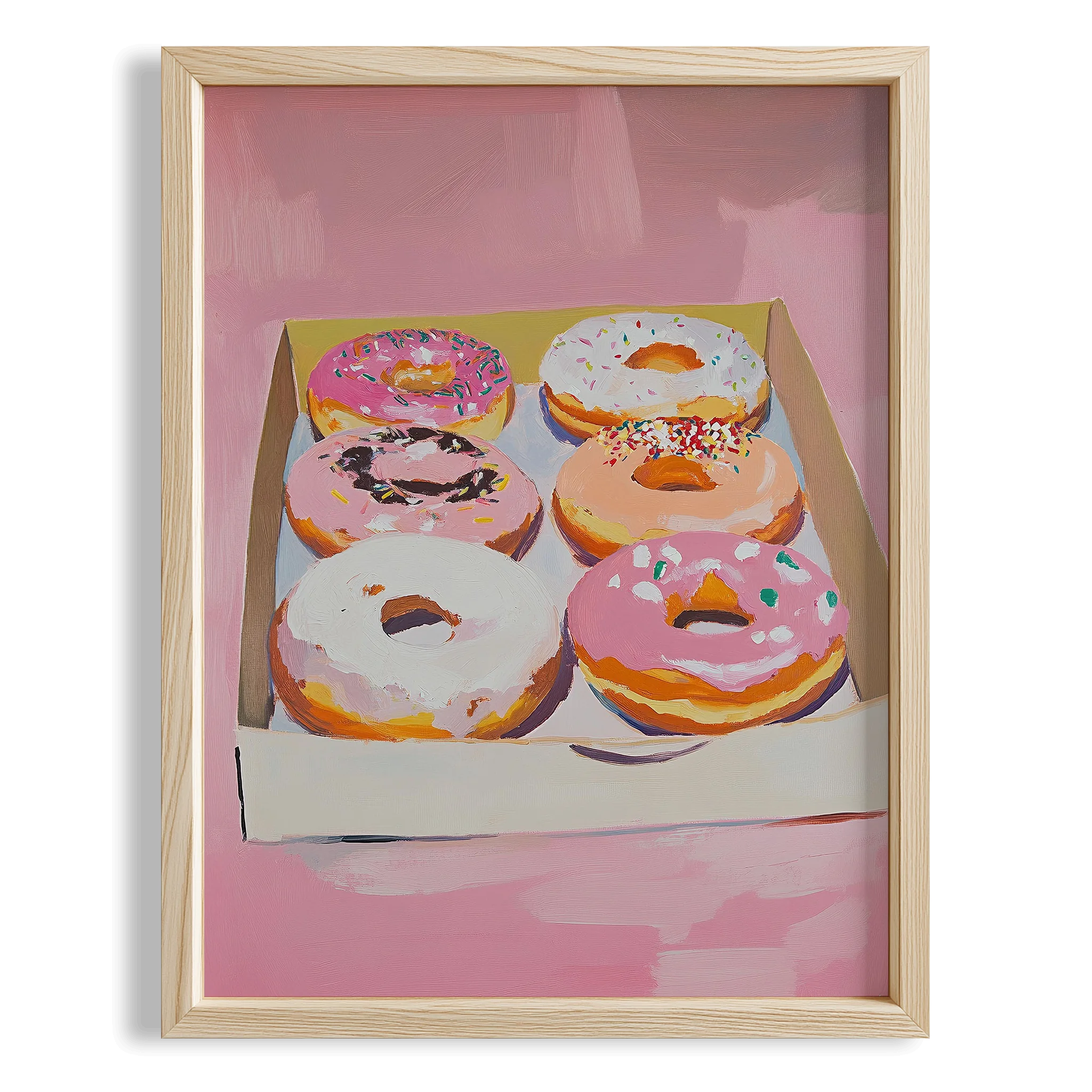 Donut Aşkı Maximalist - Duvar Tablosu