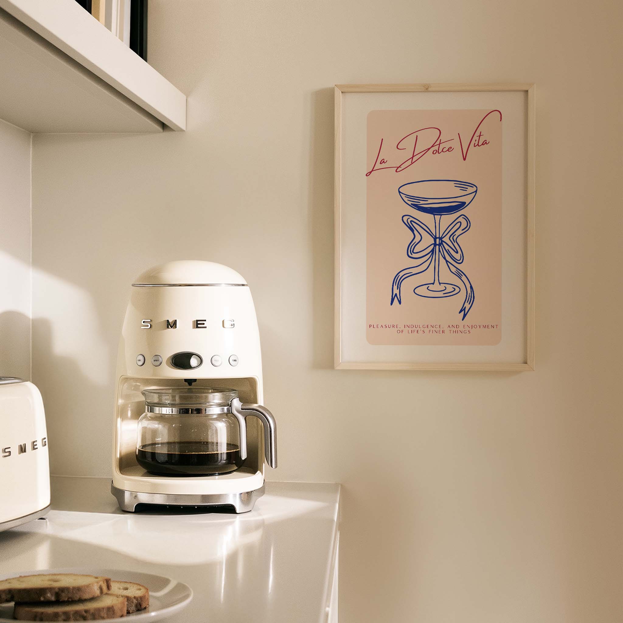 La Dolce Vita Akdeniz İtalya Koleksiyonu Mutfak Duvar Tablosu III