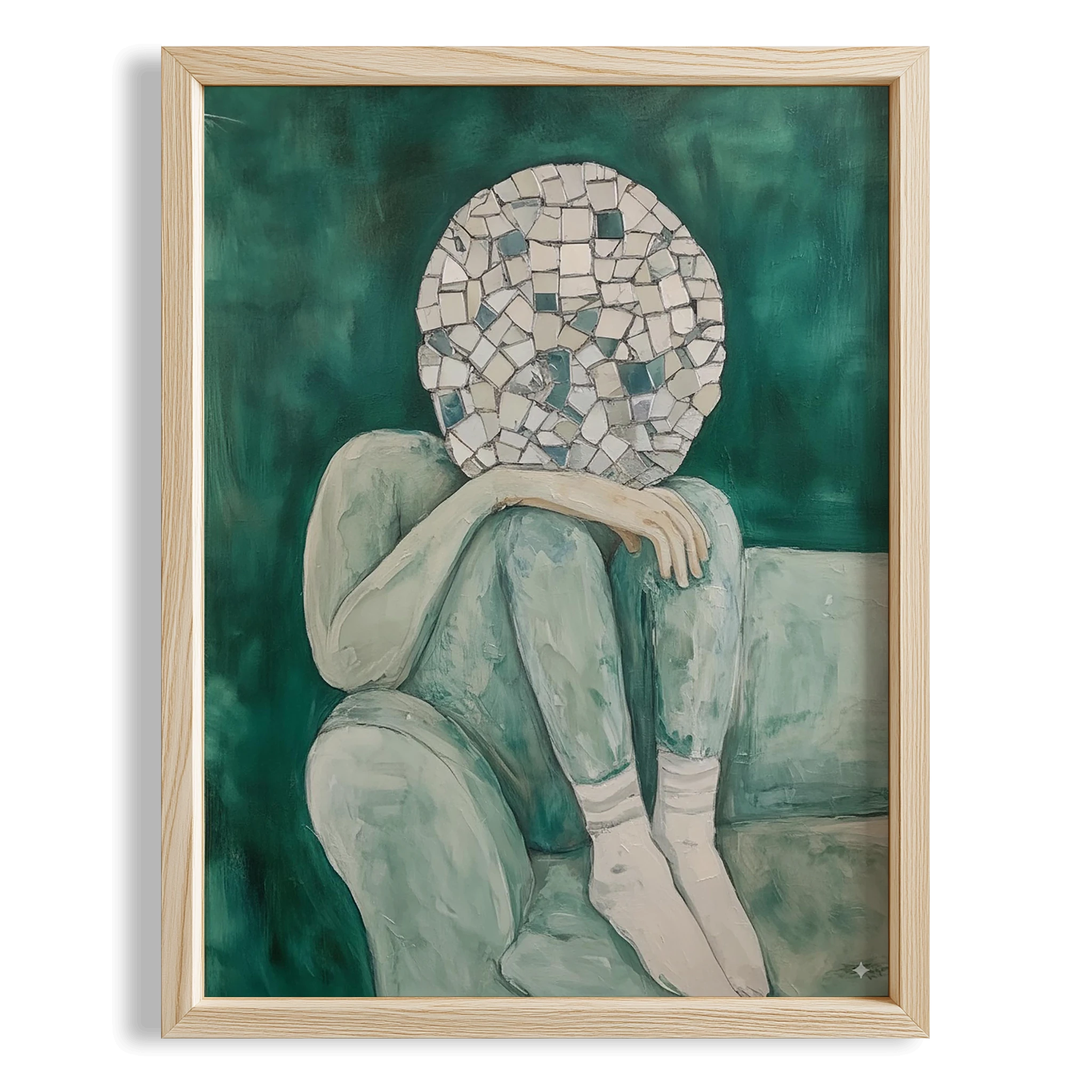 Kadın Portre XXI - Mozaik