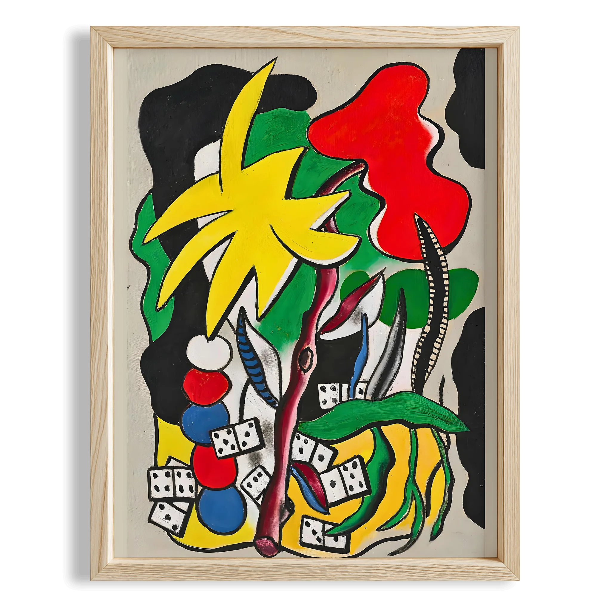 Fernand Leger 39 Duvar Tablosu