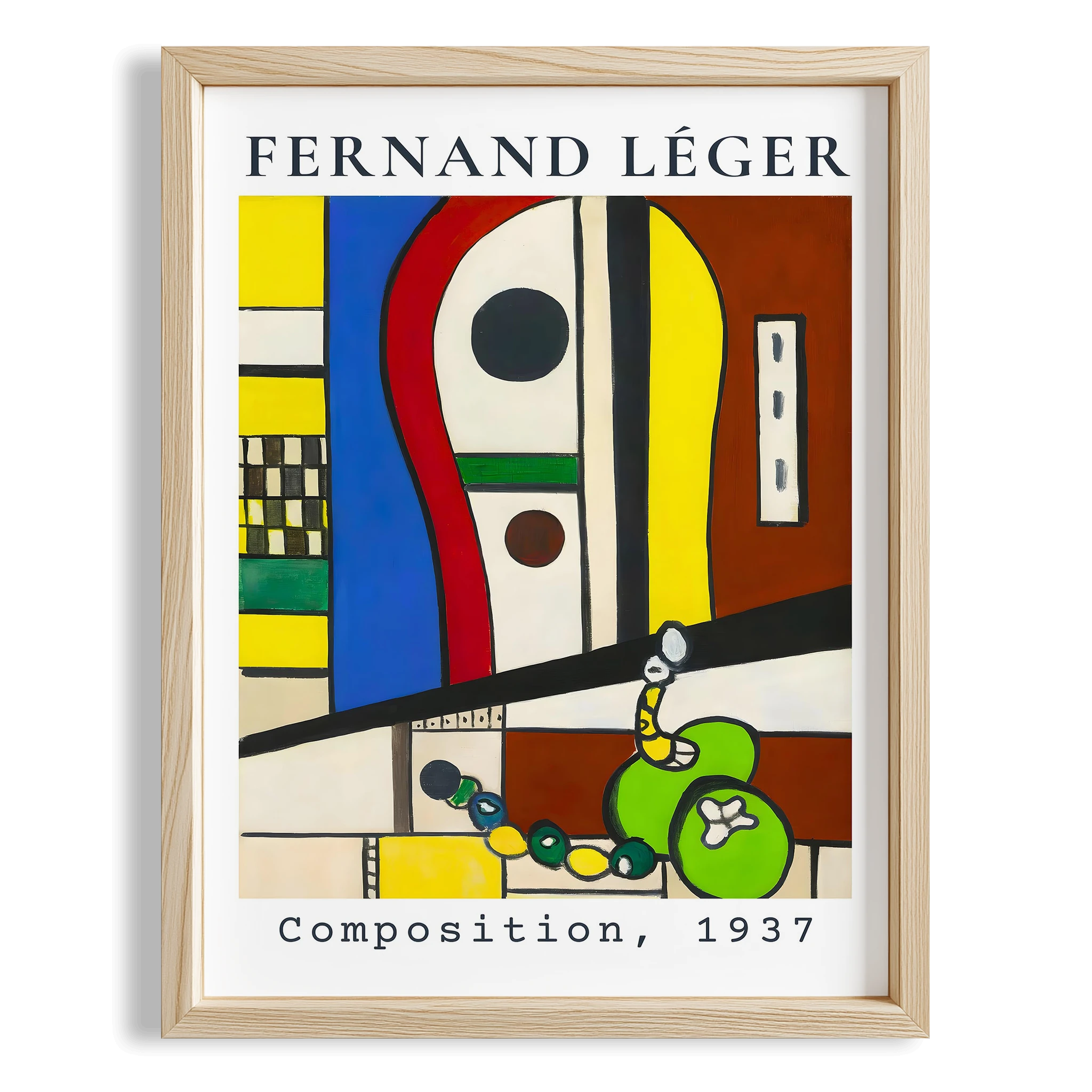 Fernand Leger XXVII Duvar Tablosu