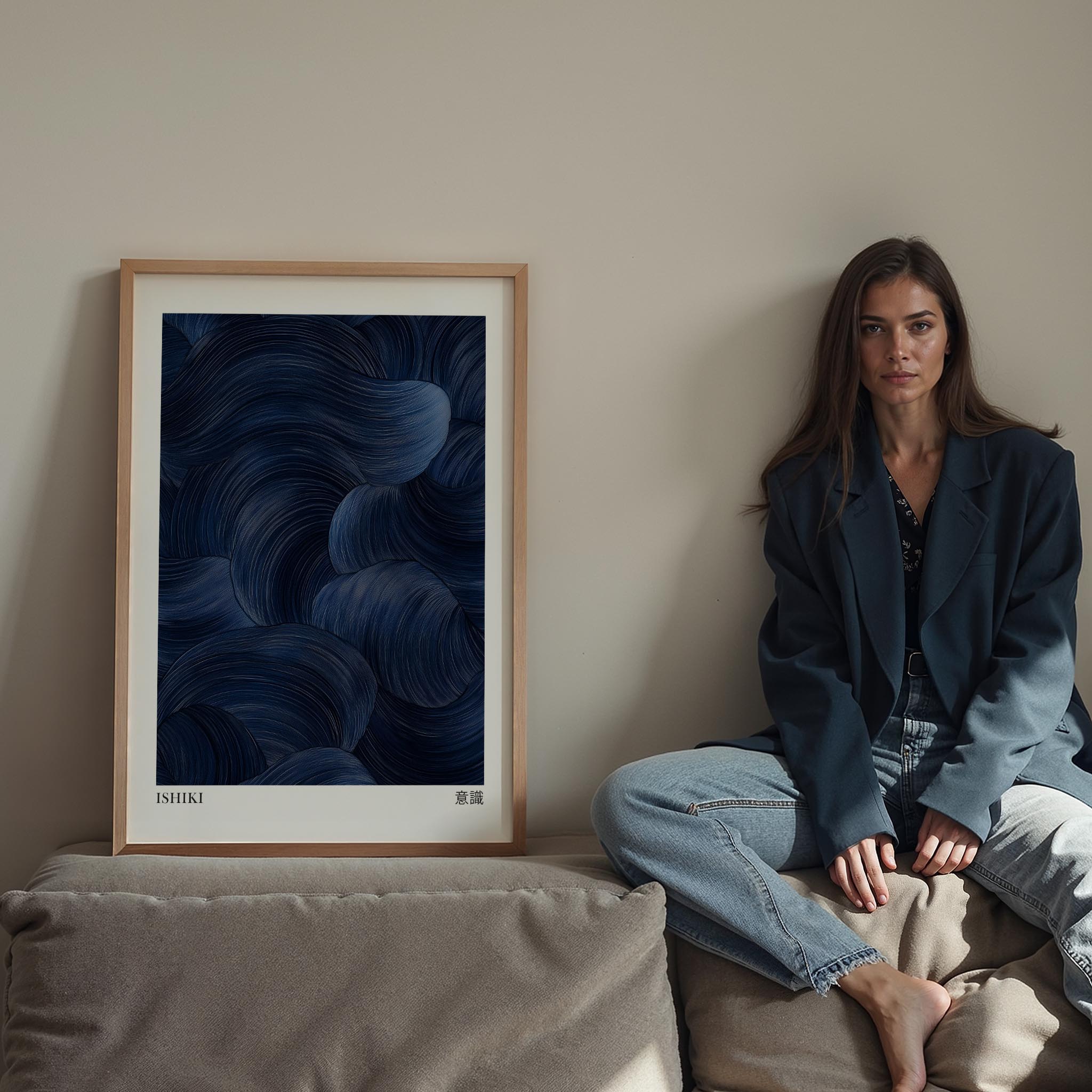 Japandi Mavi IV - Farkındalık