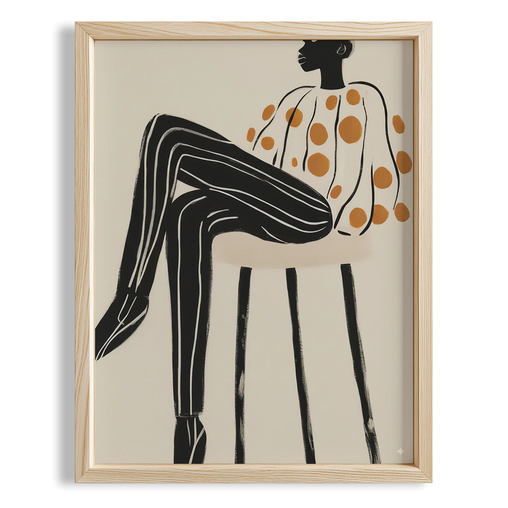 İnsan Portresi V - Afro Bohem