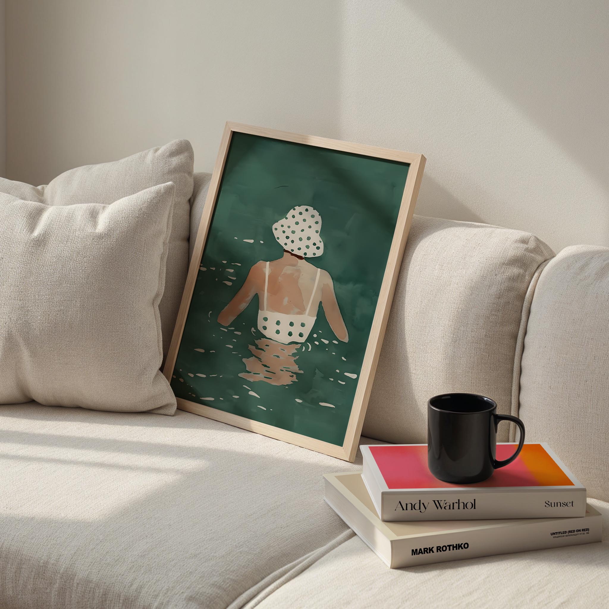 Yüzücü II - Şapkalı Yaz