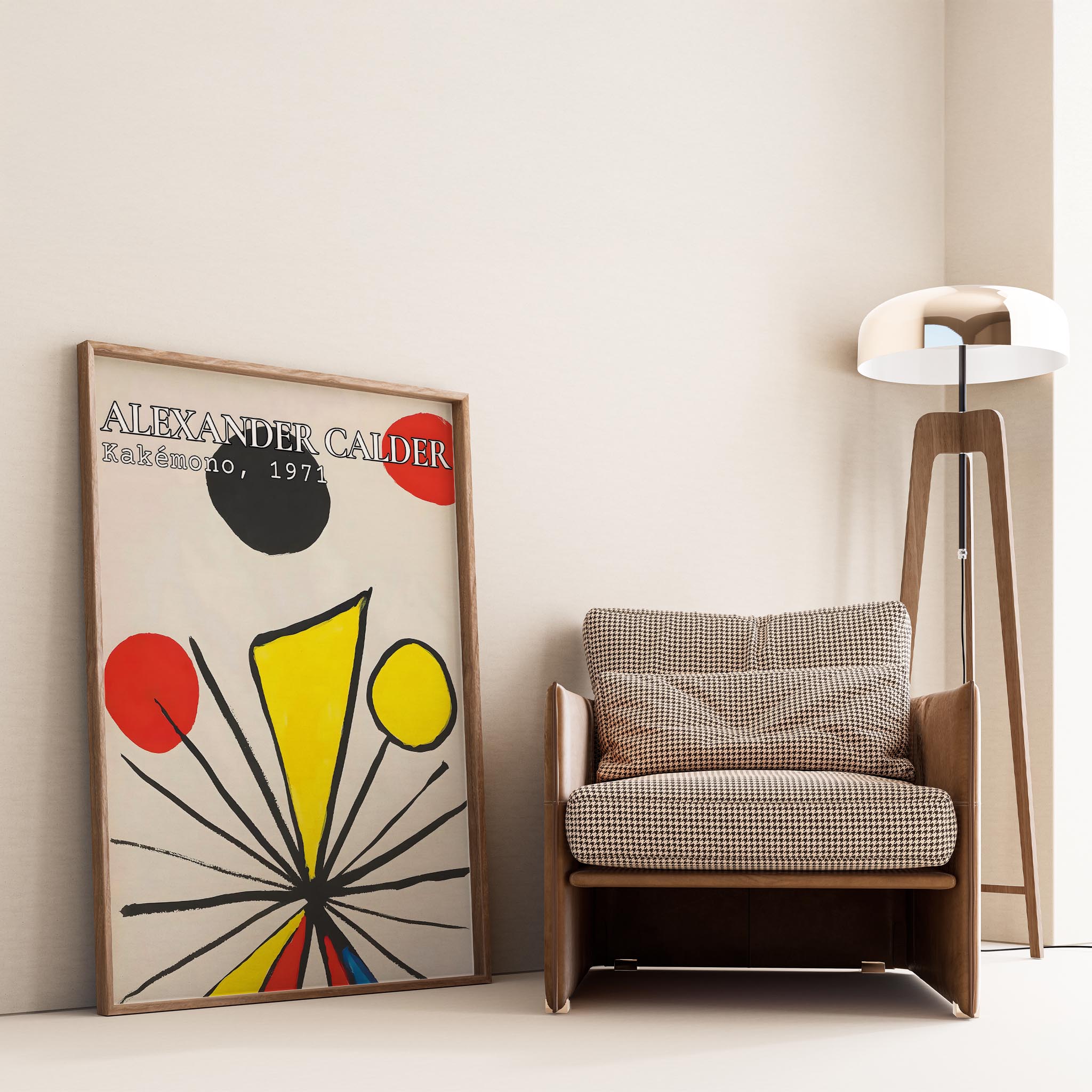 Alexander Sandy Calder X Duvar Tablosu