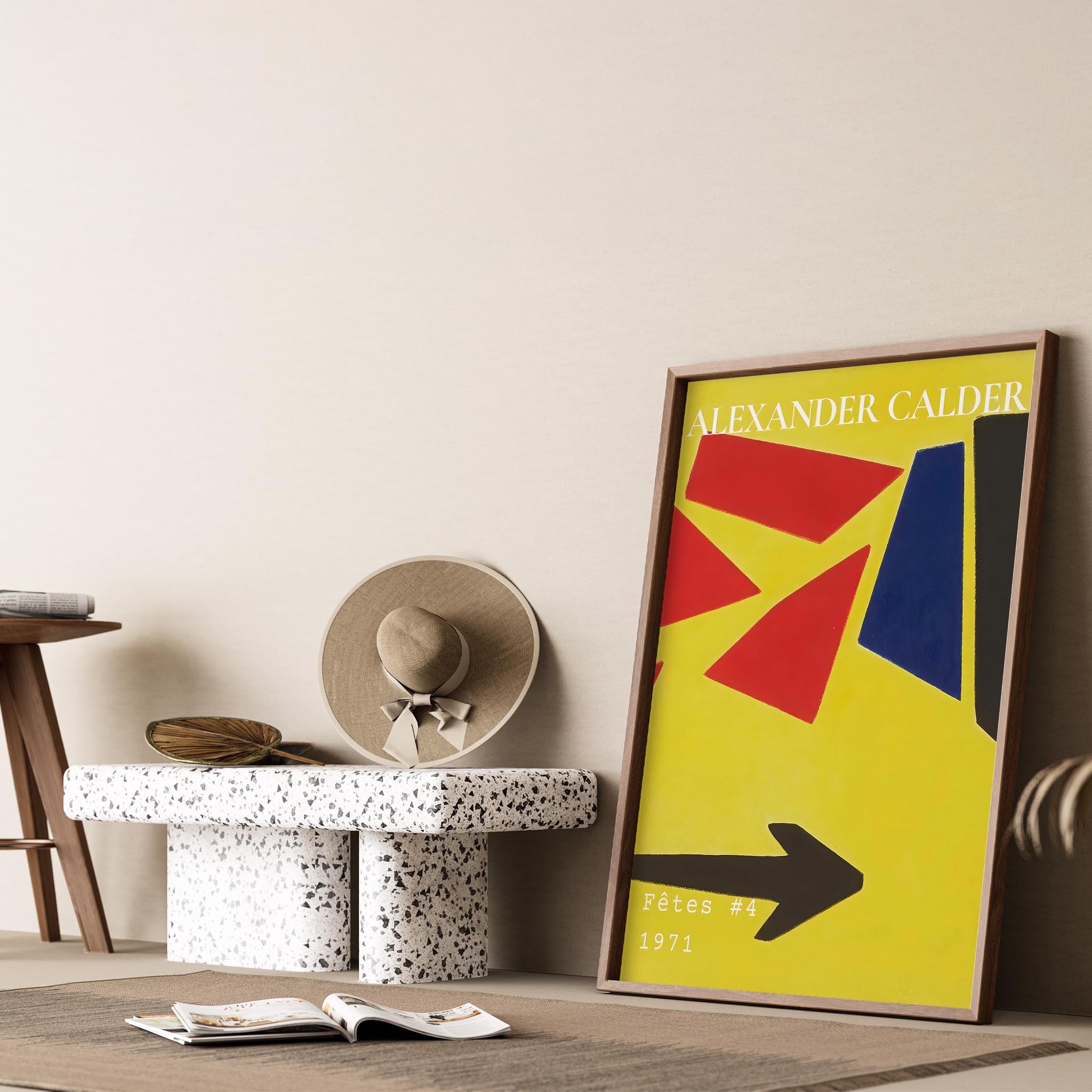 Alexander Sandy Calder XXI Duvar Tablosu