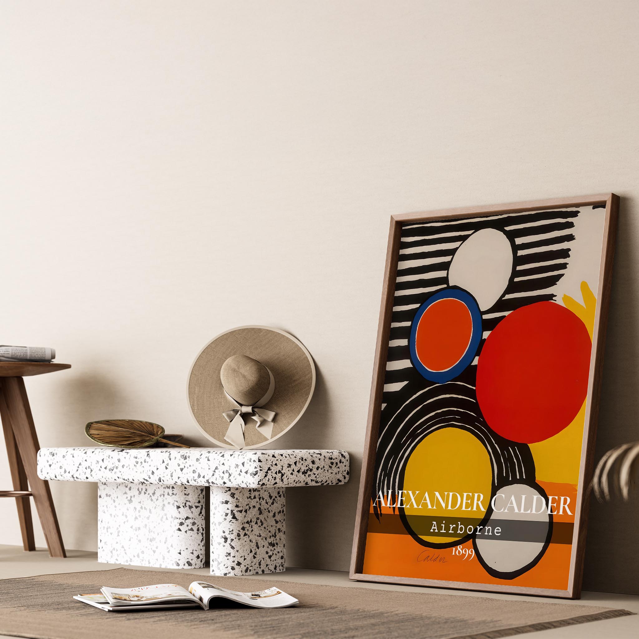Alexander Sandy Calder V Duvar Tablosu