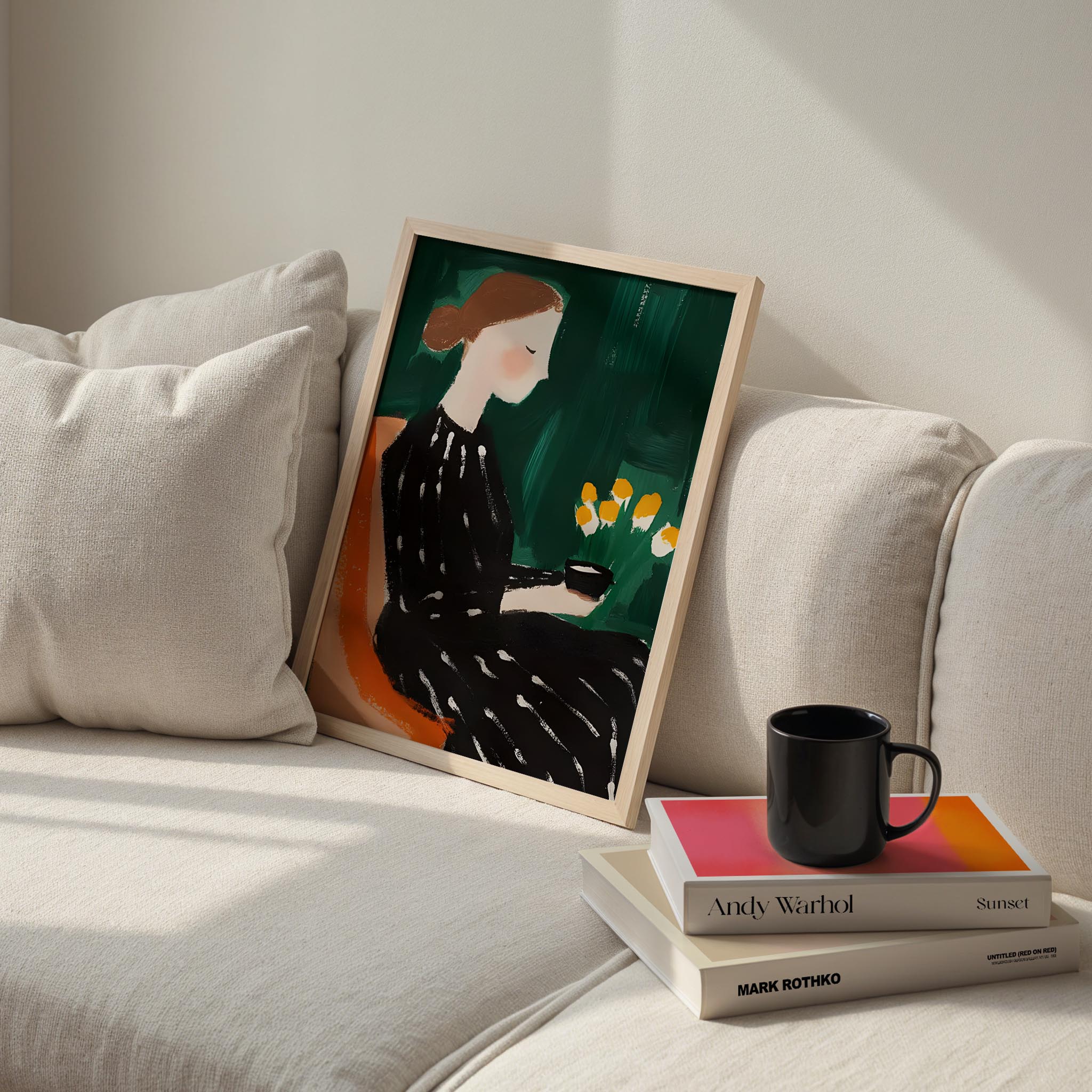 Profil Portre I - Siyah Elbise