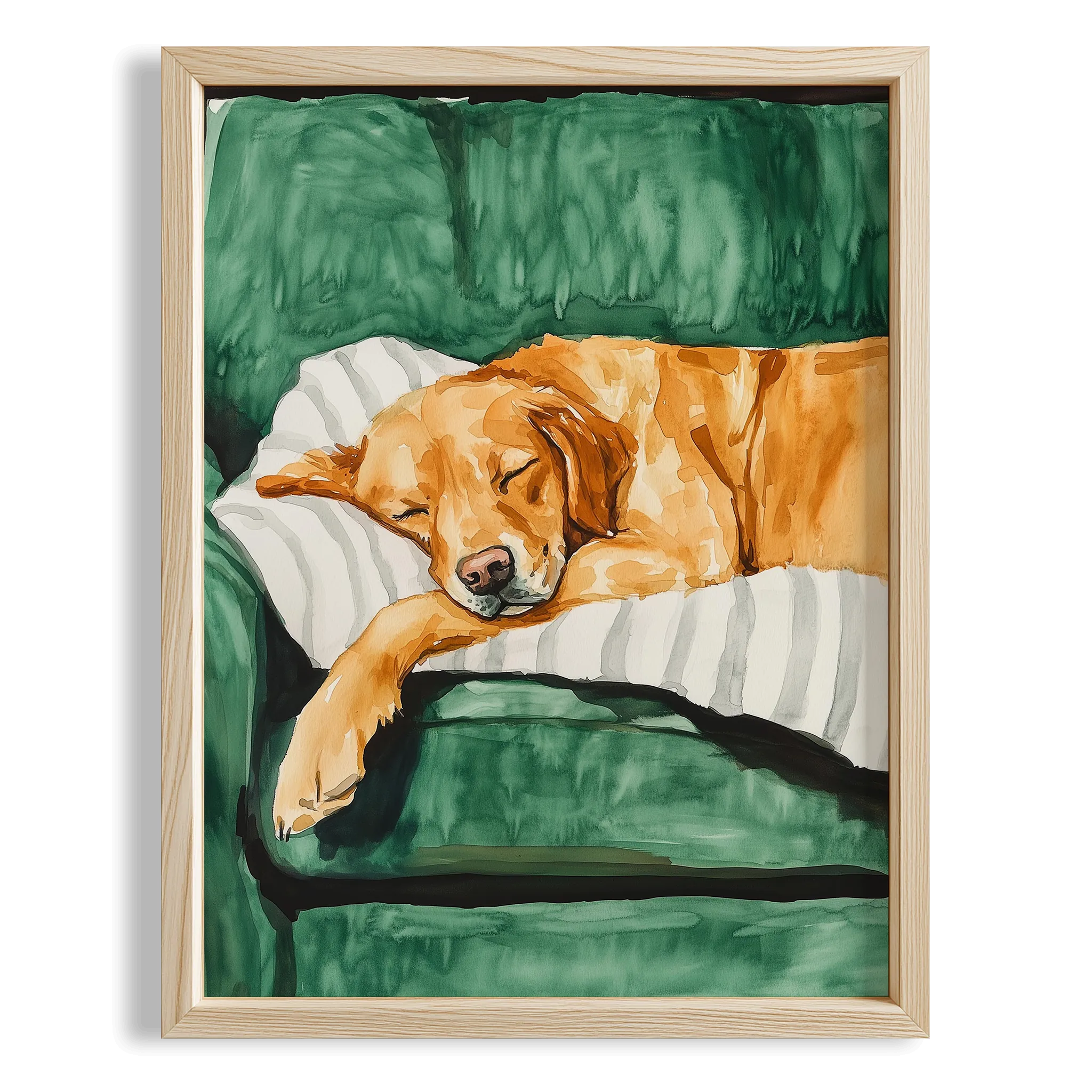 Köpek Portre XIII - Golden Retriever Zümrüt