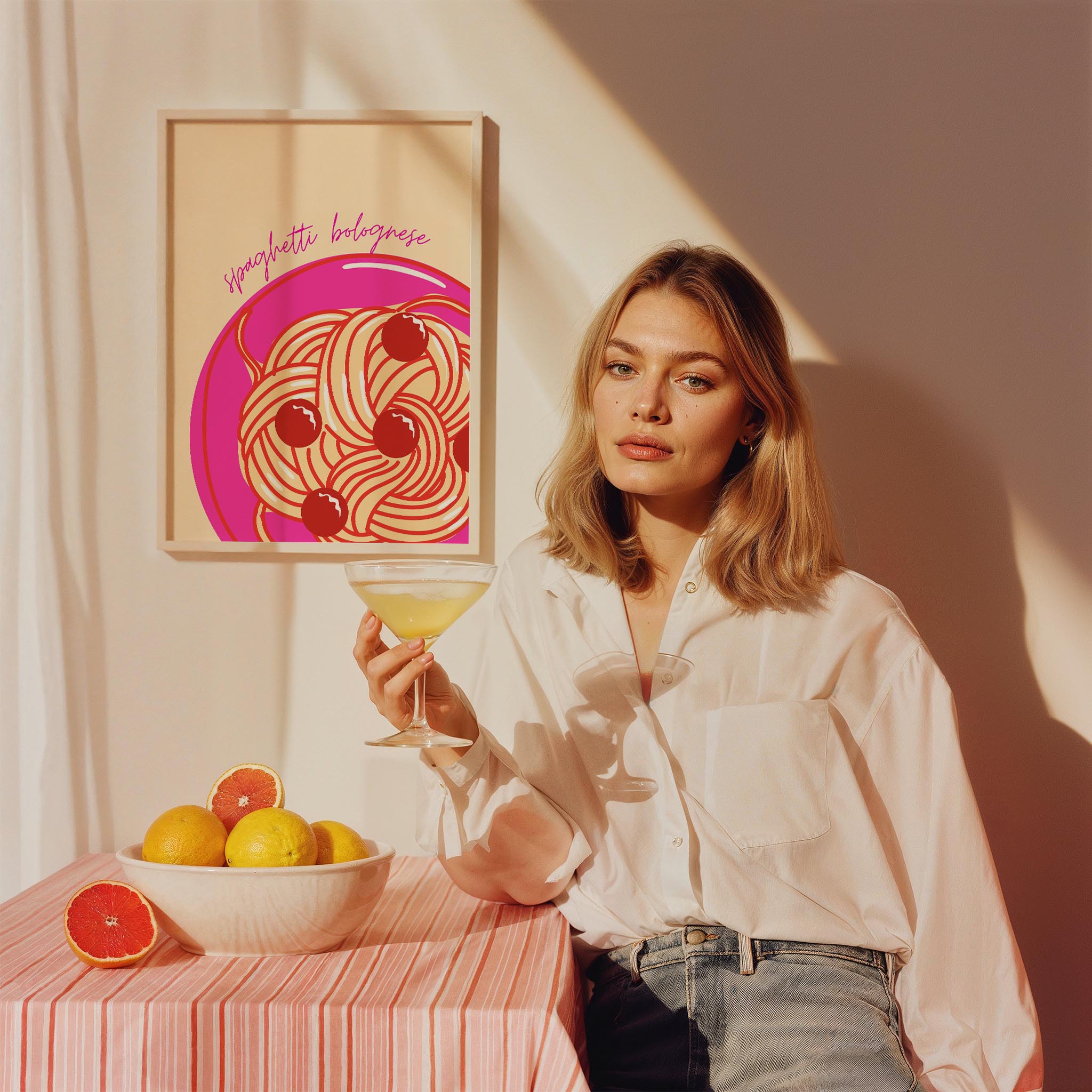 Spaghetti Bolognese İtalya Koleksiyonu Mutfak Duvar Tablosu