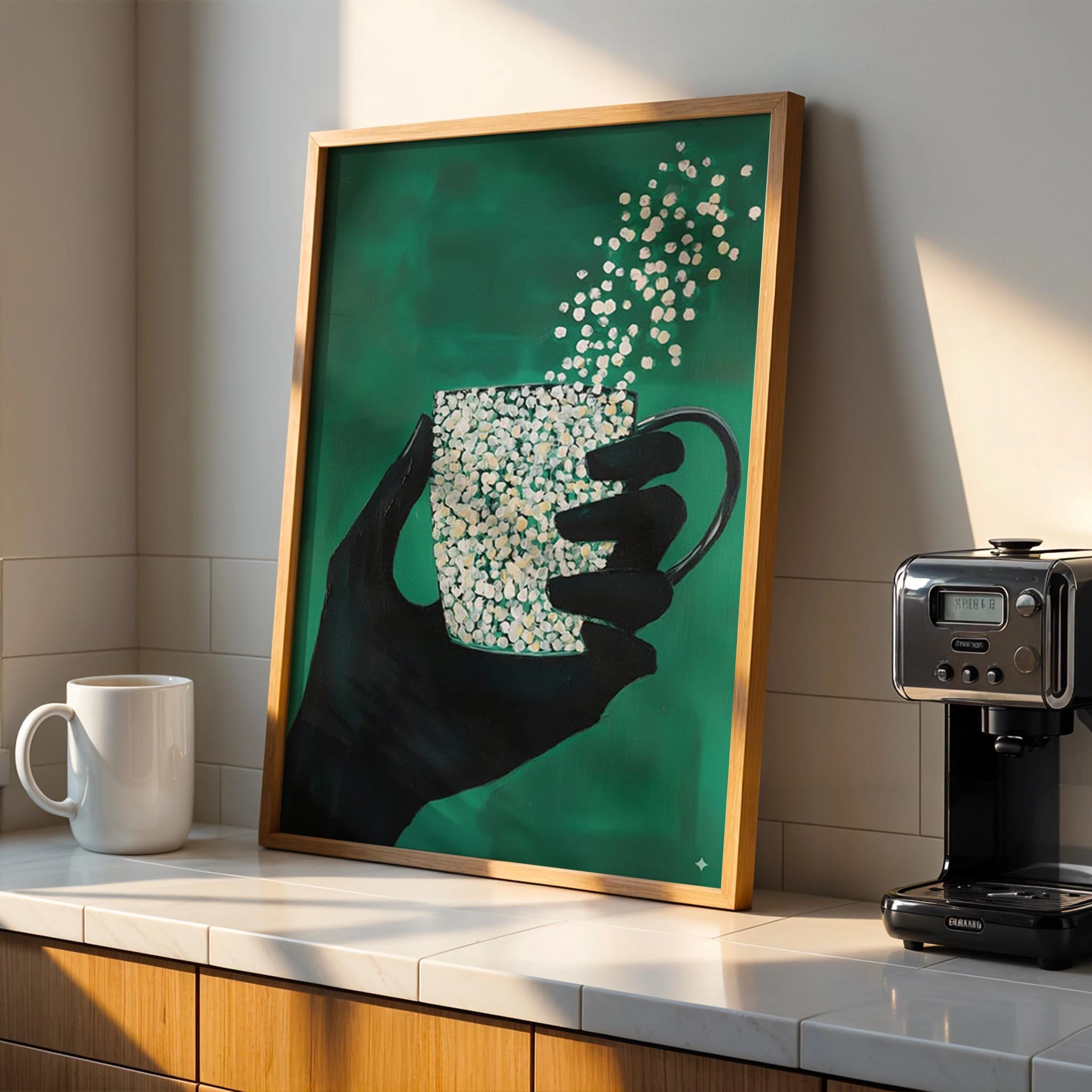 Kahve Fincanı III - Mozaik Zümrüt