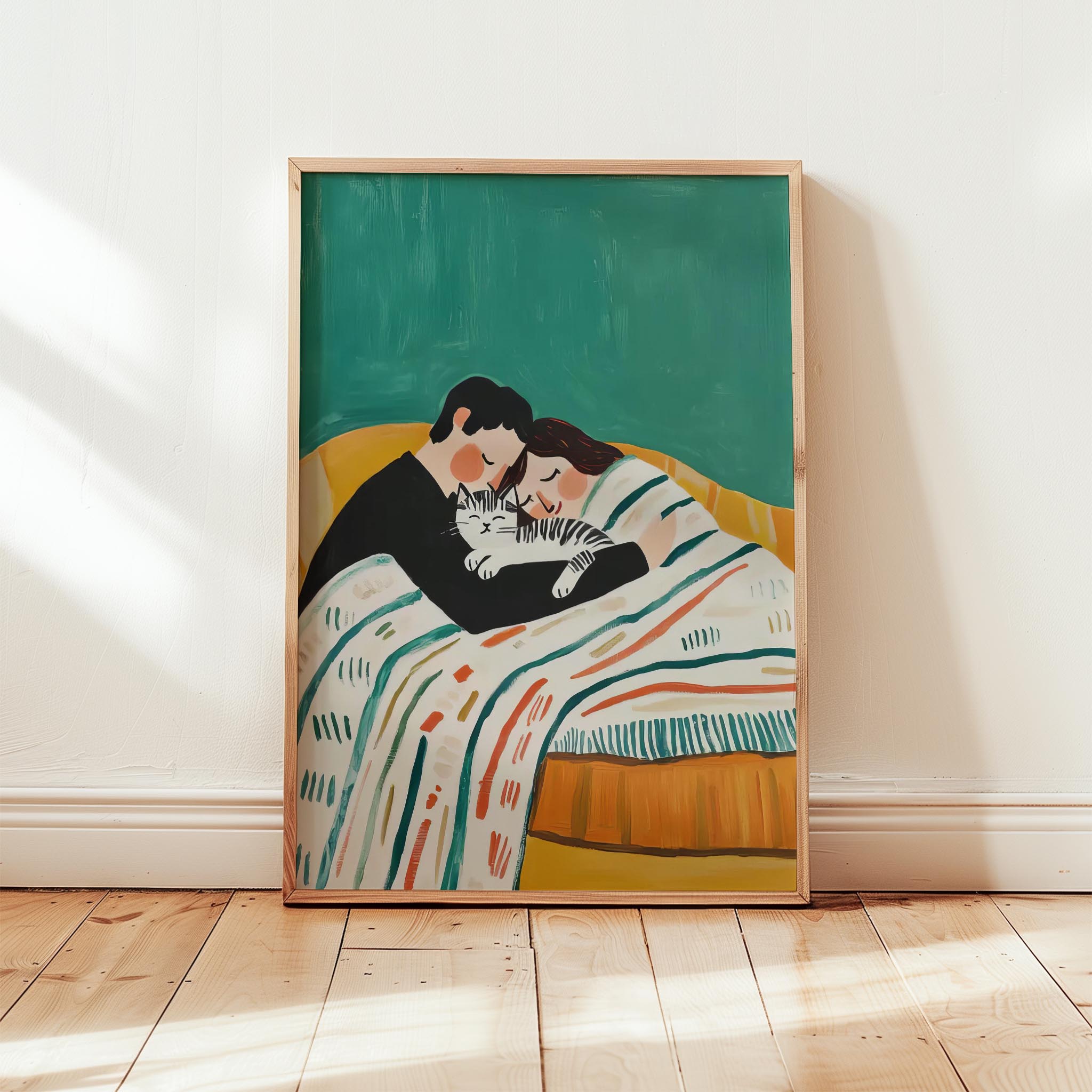 Aşkın Sessizliği VI - Kedili Aile