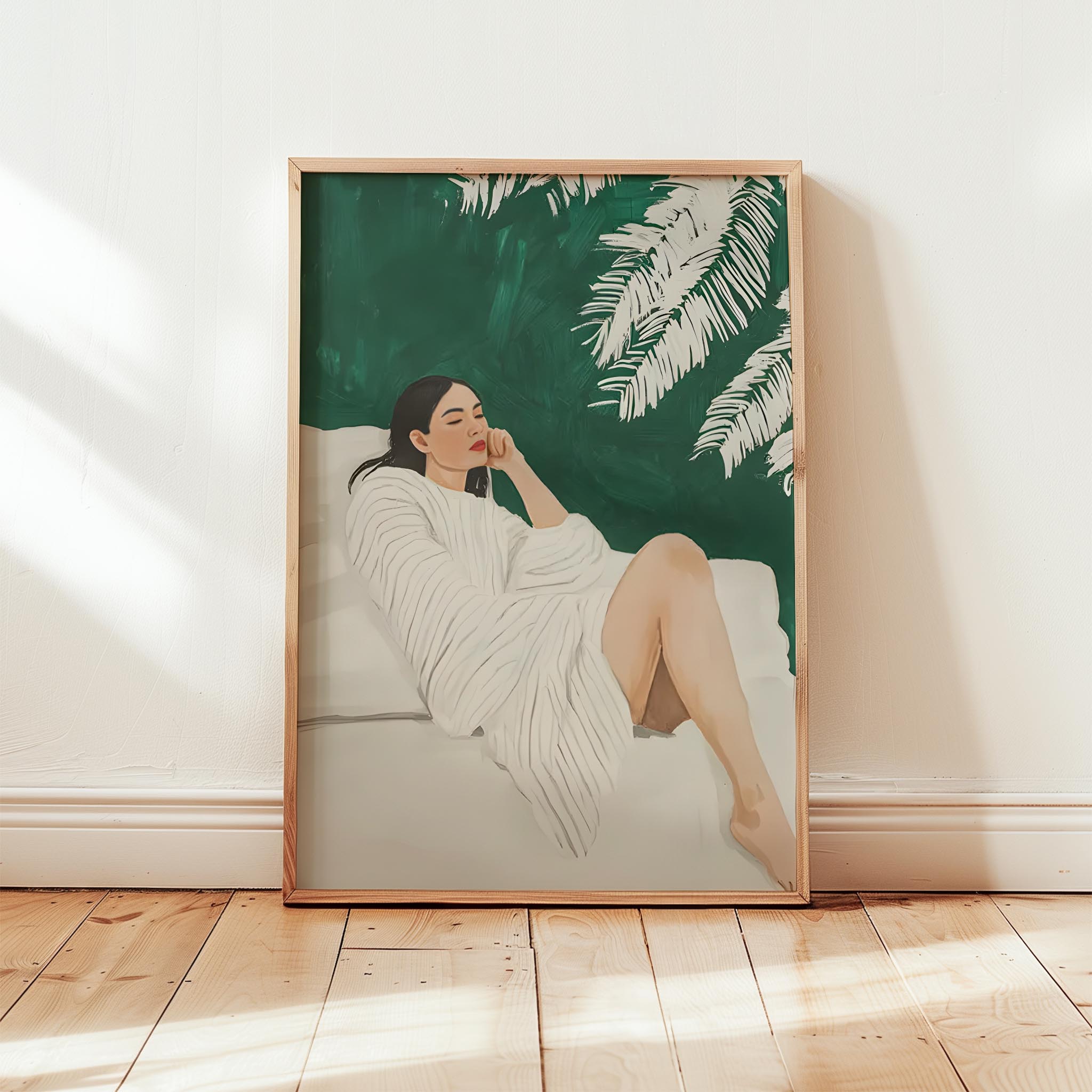 Dinlenme XXVI - Beyaz Elbise